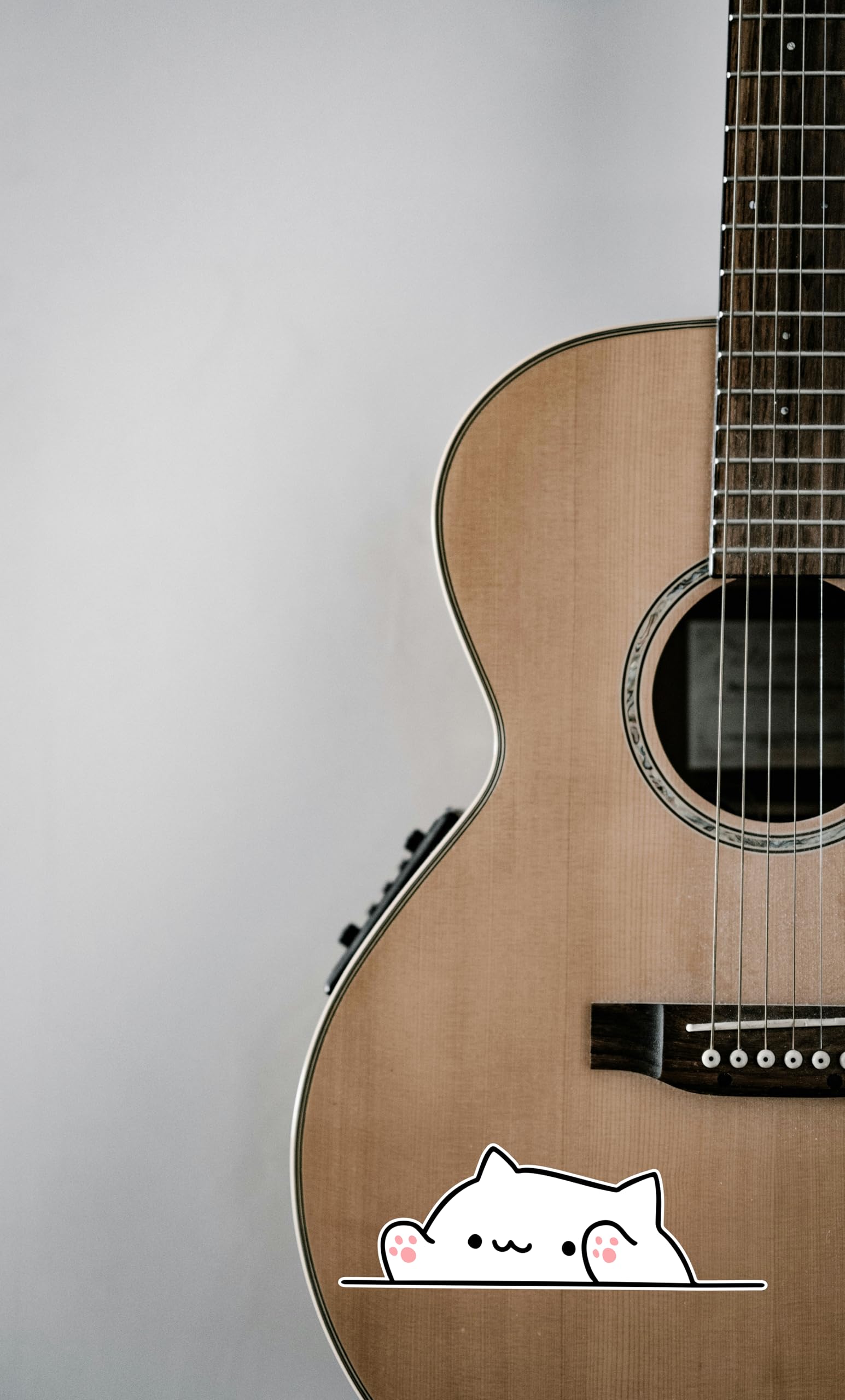 eDesign Bongo Cat! Sticker Decal Bumper Sticker 5 inches