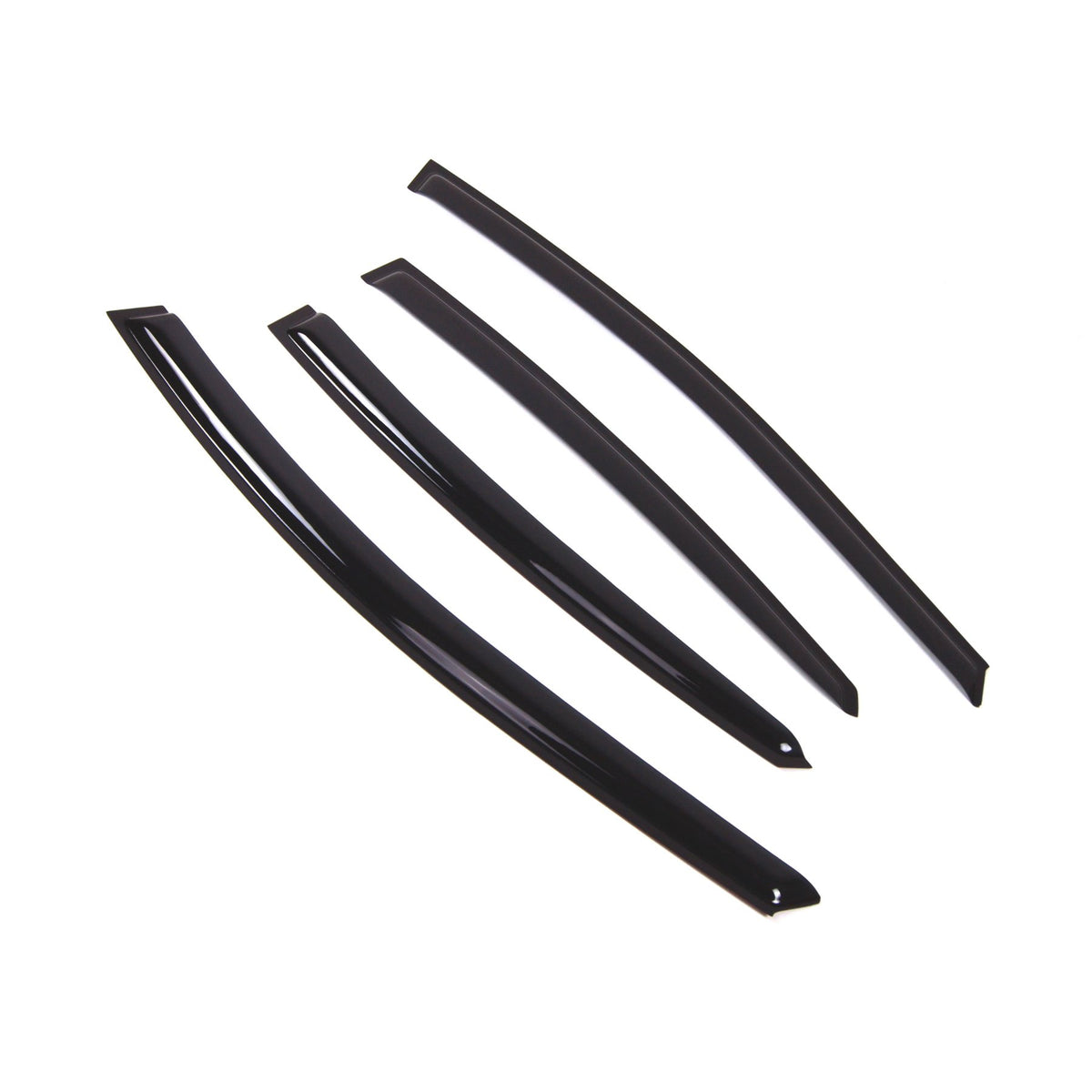 Tuningpros Outside Mount Window Vent Visors Rain Guards Compatible With Hyundai Elantra 2011-2016 | Side Window Wind Deflectors