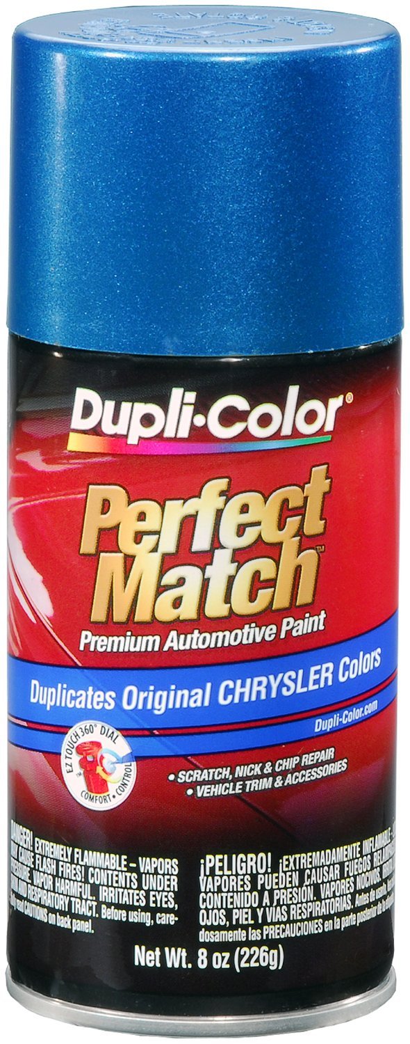 Dupli-Color EBCC04227-6 PK Intense Blue Pearl Chrysler Perfect Match Automotive Paint - 8 oz. Aerosol, (Case of 6)