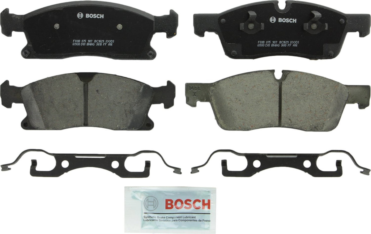 BOSCH BC1629 QuietCast Premium Ceramic Disc Brake Pad Set- Compatible with Select Dodge Durango; Jeep Grand Cherokee; Mercedes-B