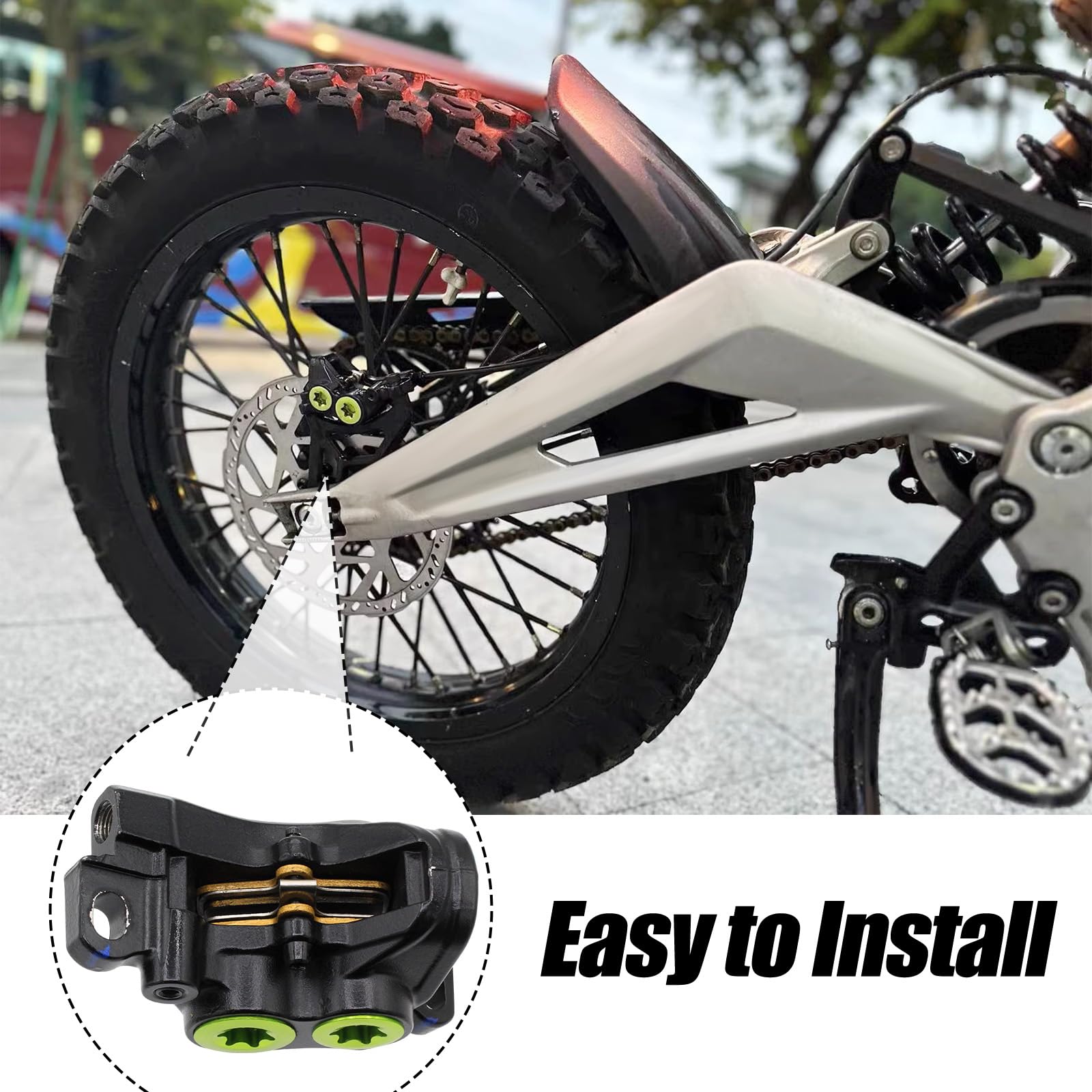 Front and Rear Disc Brake Pads for Surron Light Bee X/S, Segway X160 X260, Talaria Sting R MX3 MX4 Electric Dirt Bike Parts 3 Pa