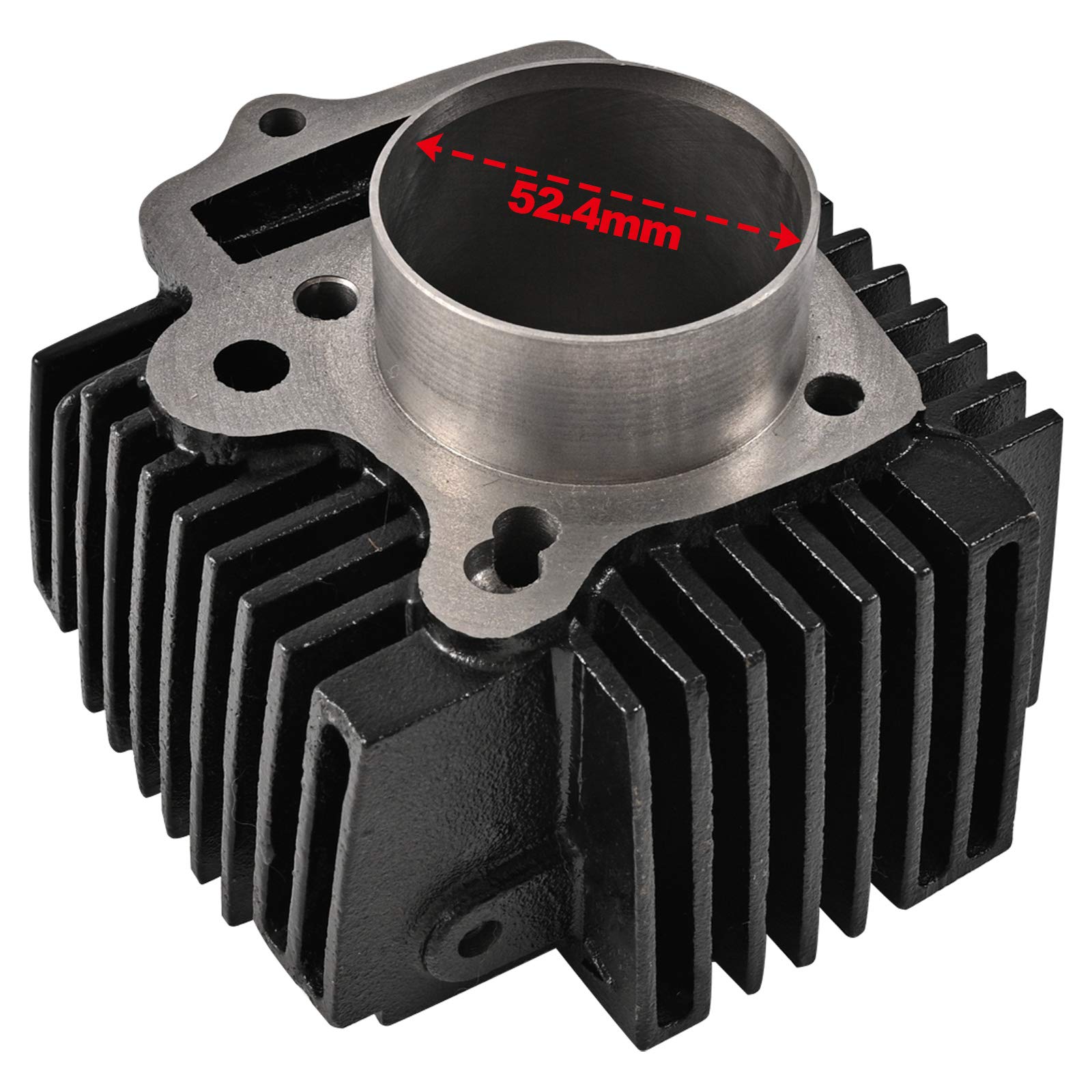 Trkimal 52.4mm Engine Parts Cylinder big bore kits with Gaskets and Piston Set for 4 Stroke Chinese TaoTao Coolster ATV 110cc Pi