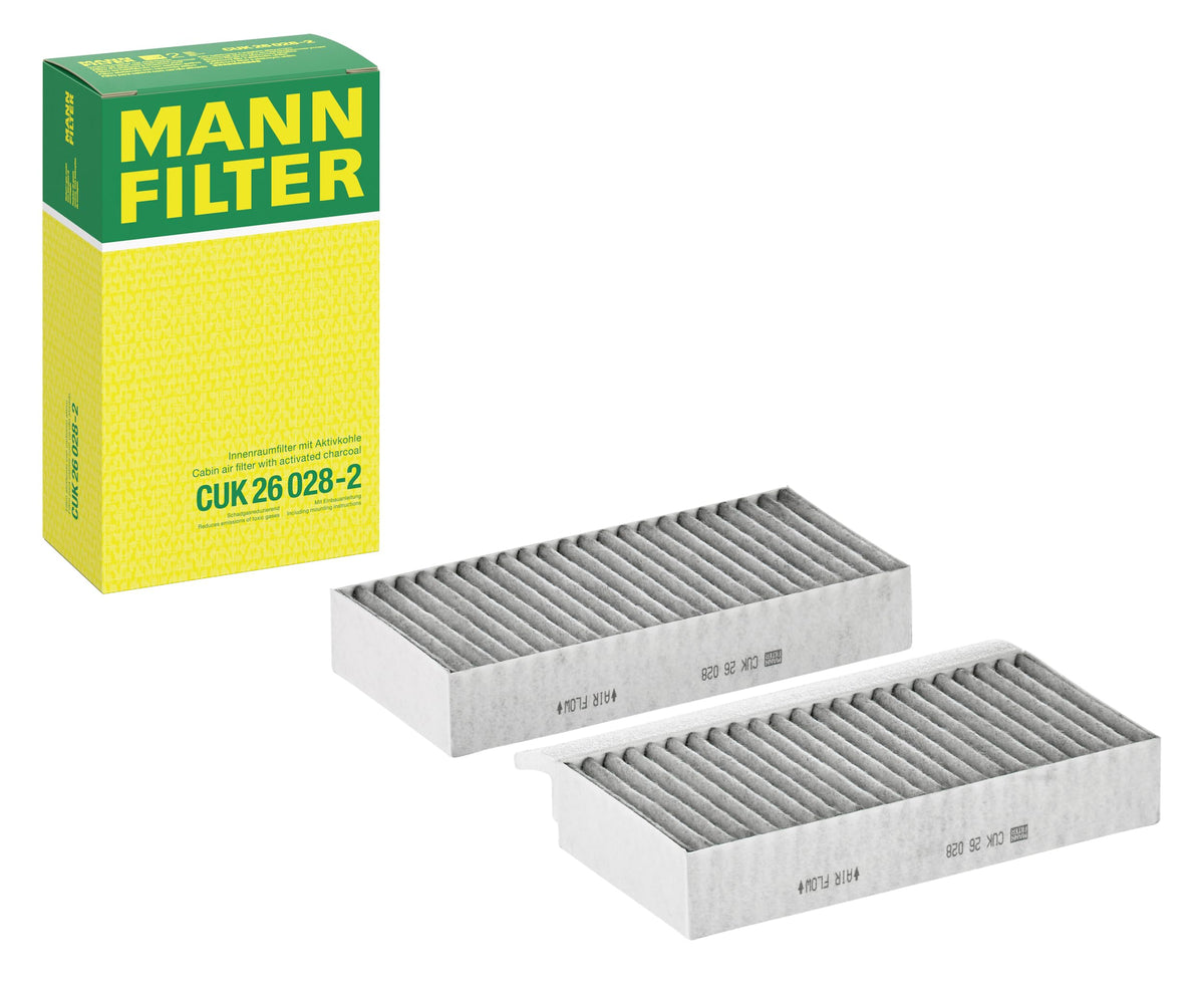 MANN-FILTER CUK 26 028-2 Cabin Air Filter with Activated Carbon