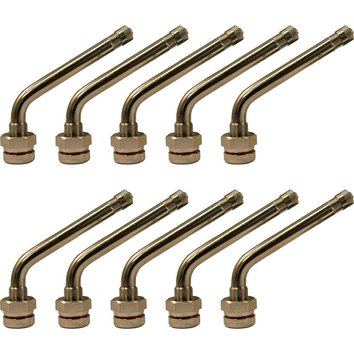 Tire Supply 10 PCS TR-545D Clamp-in Valve Stem with 60 Degree Bend