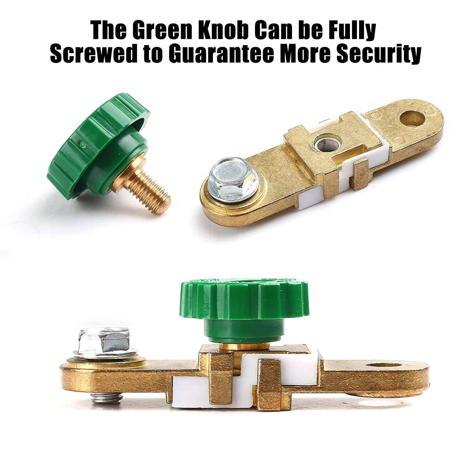 Lotfancy 12V-24V Side Post Car Battery Disconnect Switch For Auto Truck Vehicle Rv Boat Marine, Car Battery Terminal Link Switch