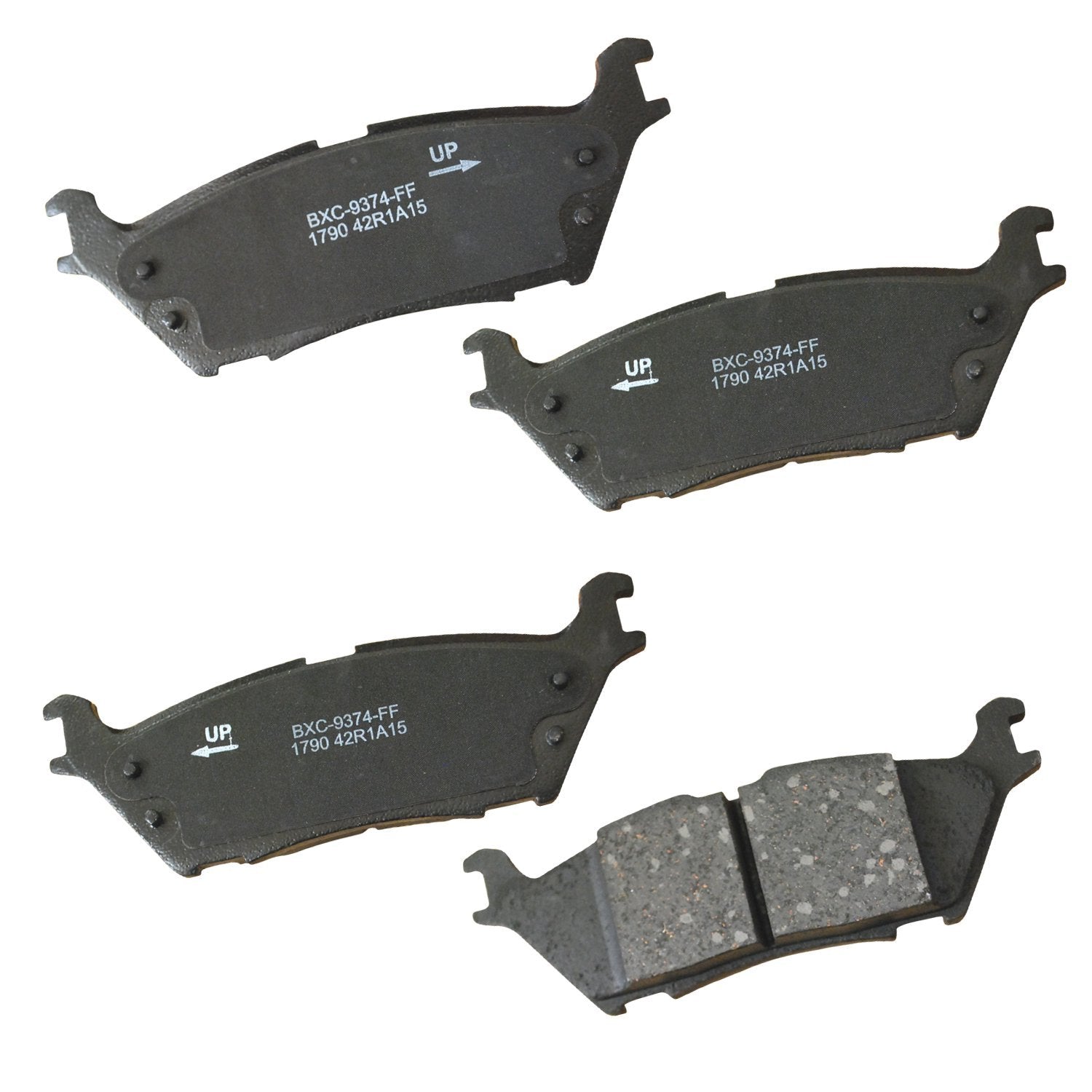 Bendix Premium Sbc1790 Ceramic Rear Brake Pads For Ford Expedition 2022-2018, F-150 2020-2015, Lincoln Navigator 2022-2018