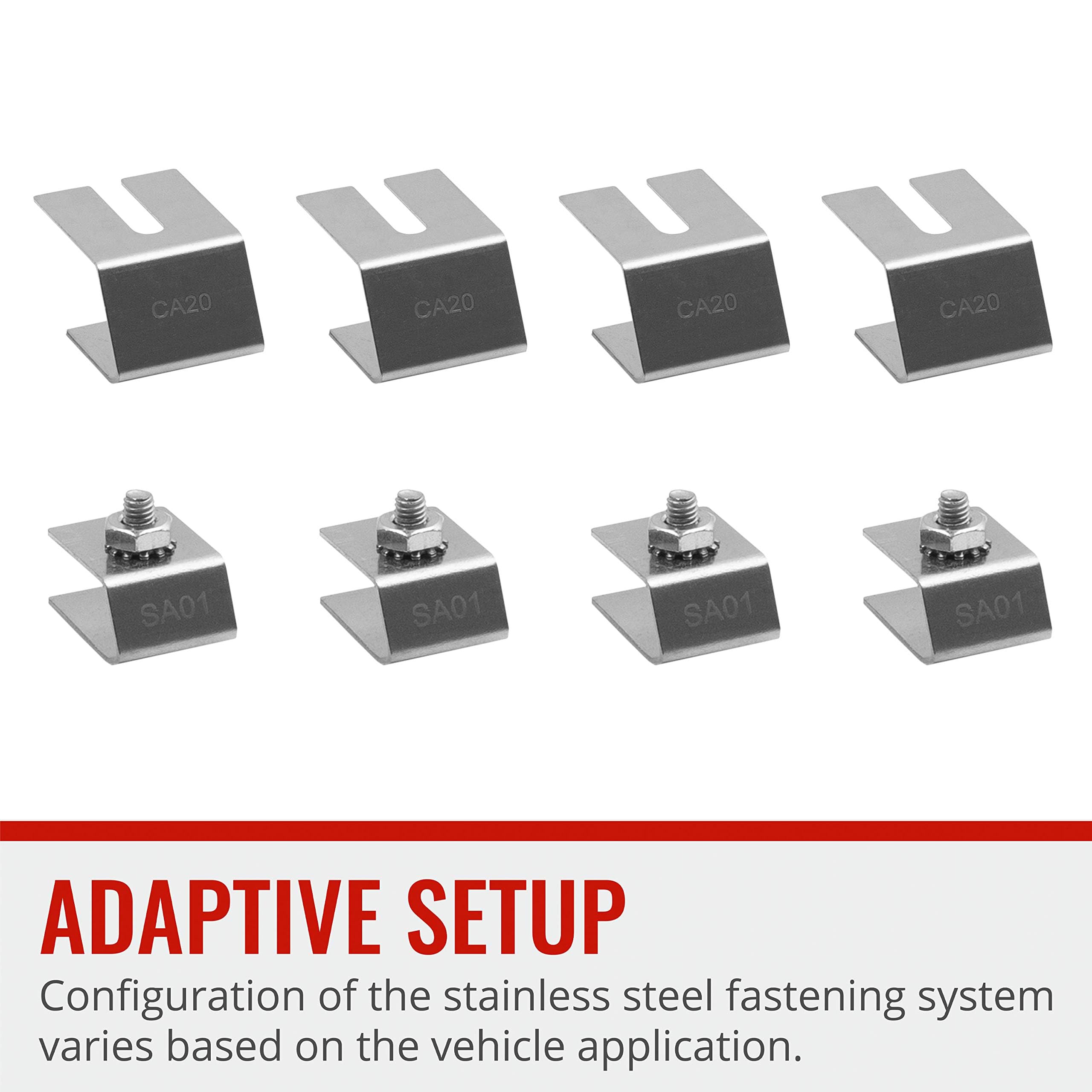 Mgp Caliper Covers - Brake Caliper Covers 2011-2018 Ram 1500 2013-2023 Ram 1500 Eco Diesel 2019-2021 Ram 1500 Classic 2022-2023 Ram 1500 Classic (55001S) Front And Rear Set - Ram Logo - Red