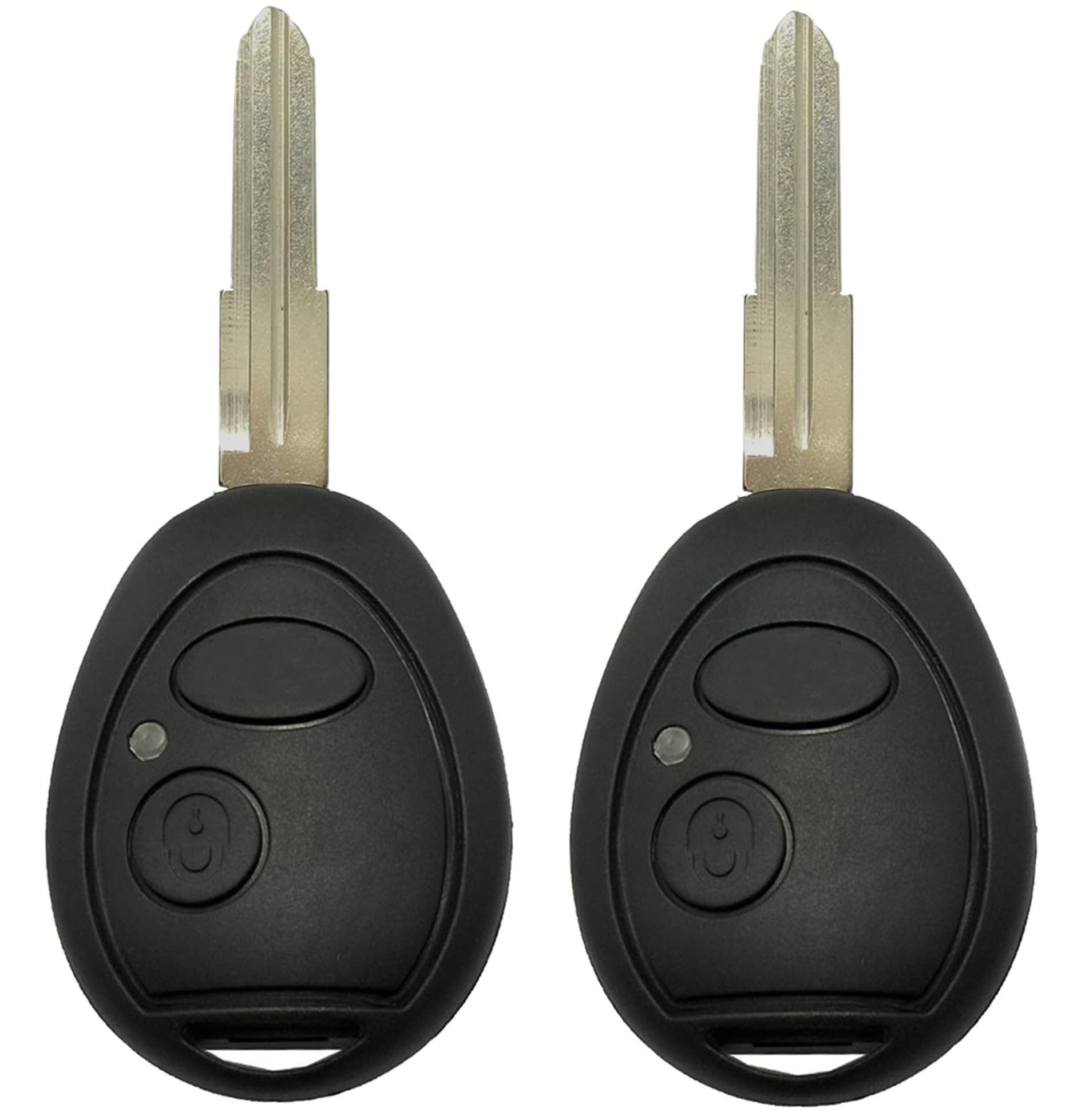2 Pack Replacement Key Fob Shell Case Fit for Land Rover Discovery 1999-2004 Keyless Entry Remote Casing Key Cover Housing with 