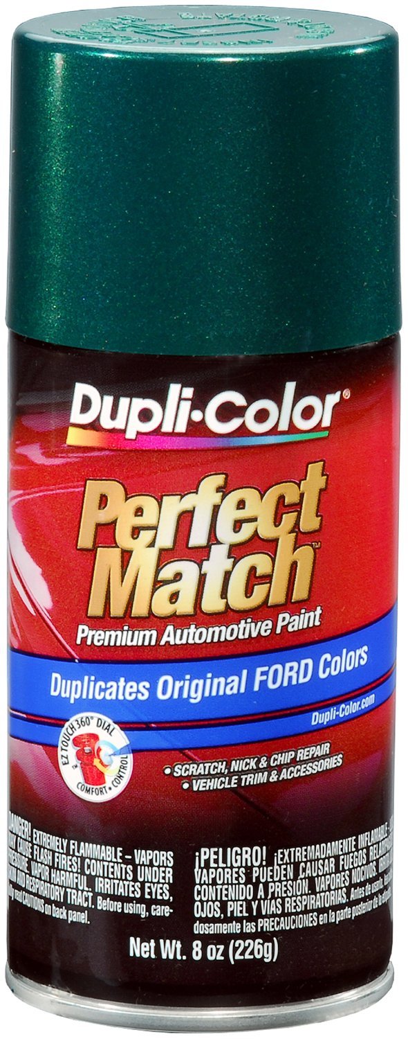Dupli-Color (Bfm0327-6 Pk) Deep Jewel Green Metallic Ford Exact-Match Automotive Paint - 8 Oz. Aerosol, (Case Of 6)
