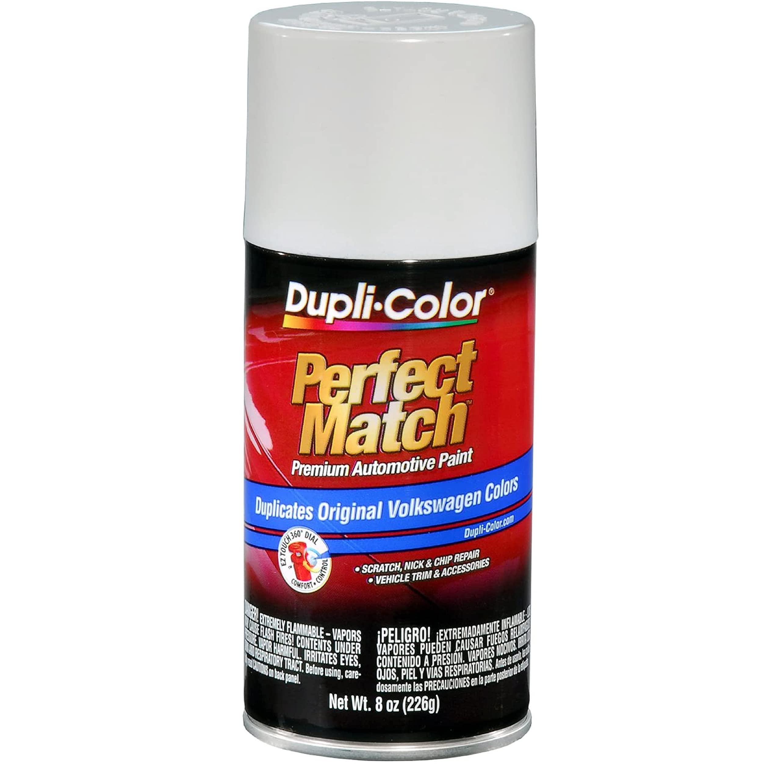 Dupli-Color Ebvw20417-6 Pk Perfect Match Automotive Spray Paint - Volkswagen Candy White, Lb9A - 8 Oz. Aerosol Can
