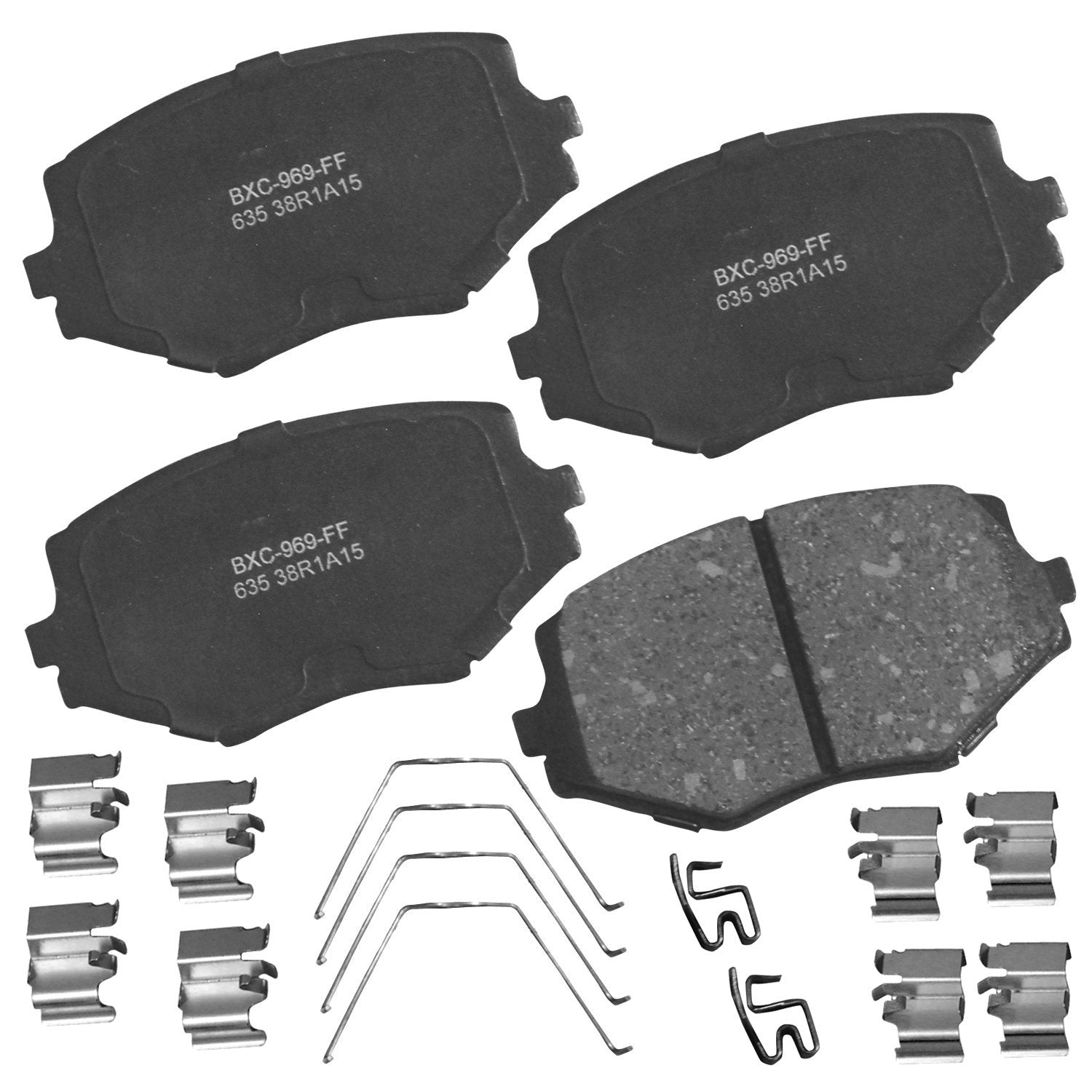 Bendix Premium Sbc635 Ceramic Front Brake Pads For Mazda Miata 1997-1994, Miata 2005-1999