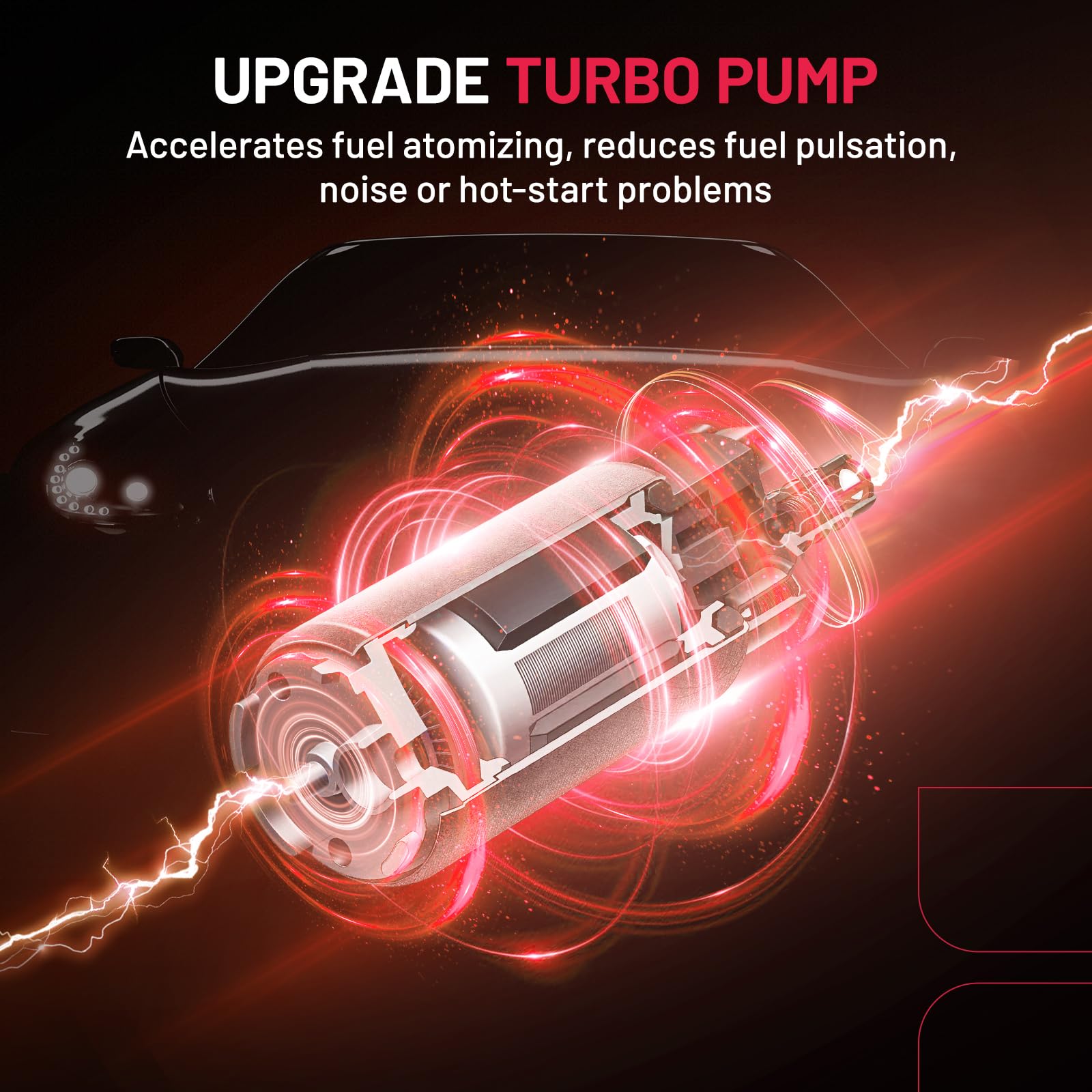 BDFHYK Fuel Pump Module Assembly E2104S Compatible with F-150 F-250 F-350 F-Super Duty L6 4.9L/V8 5.0L/V8 5.8L/V8 7.5L 1987 1988