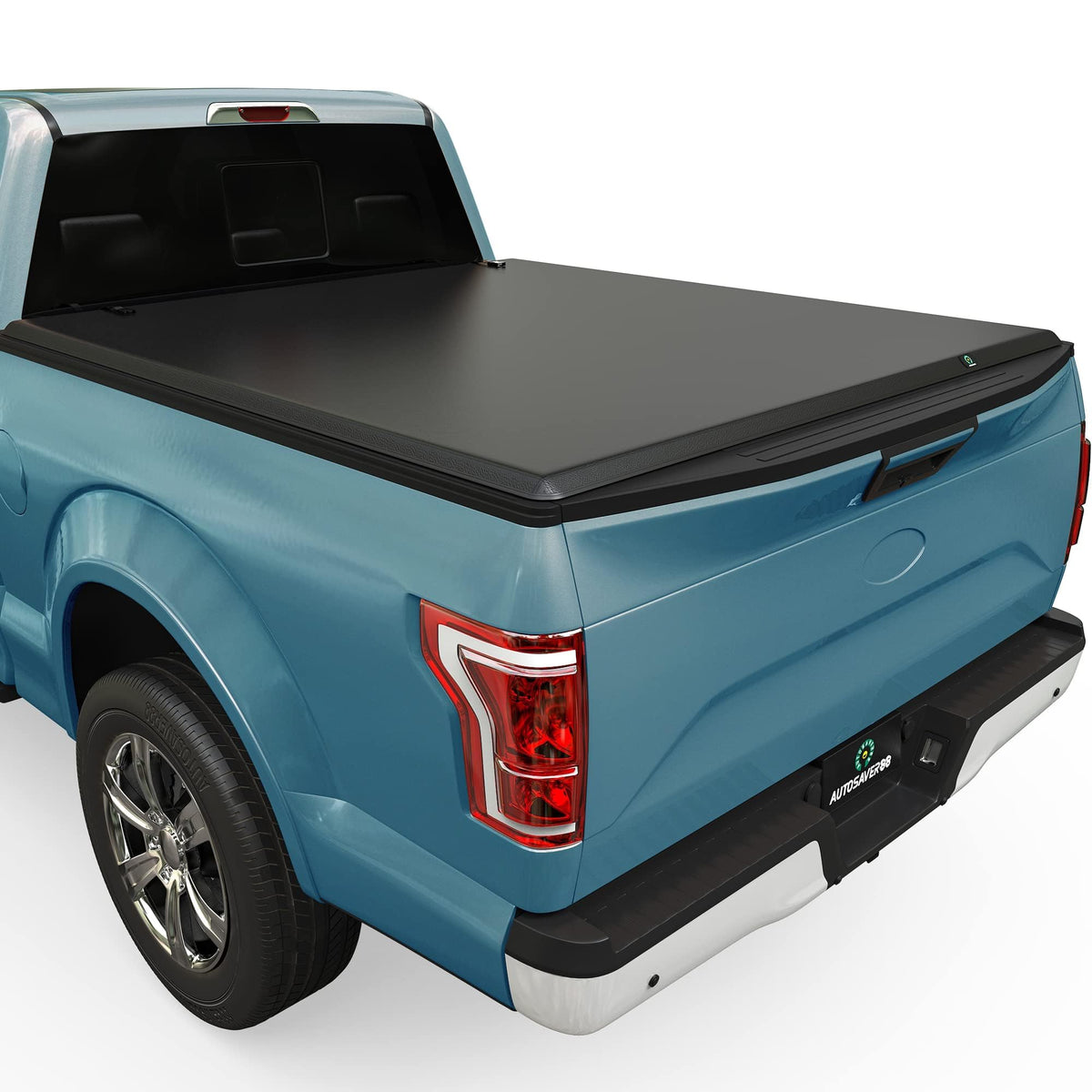 Autosaver88 Soft Quad-Fold Truck Bed Tonneau Cover Compatible With 2015-2025 Ford F-150 F150 (Excl. Raptor Series) 5.5Ft Bed