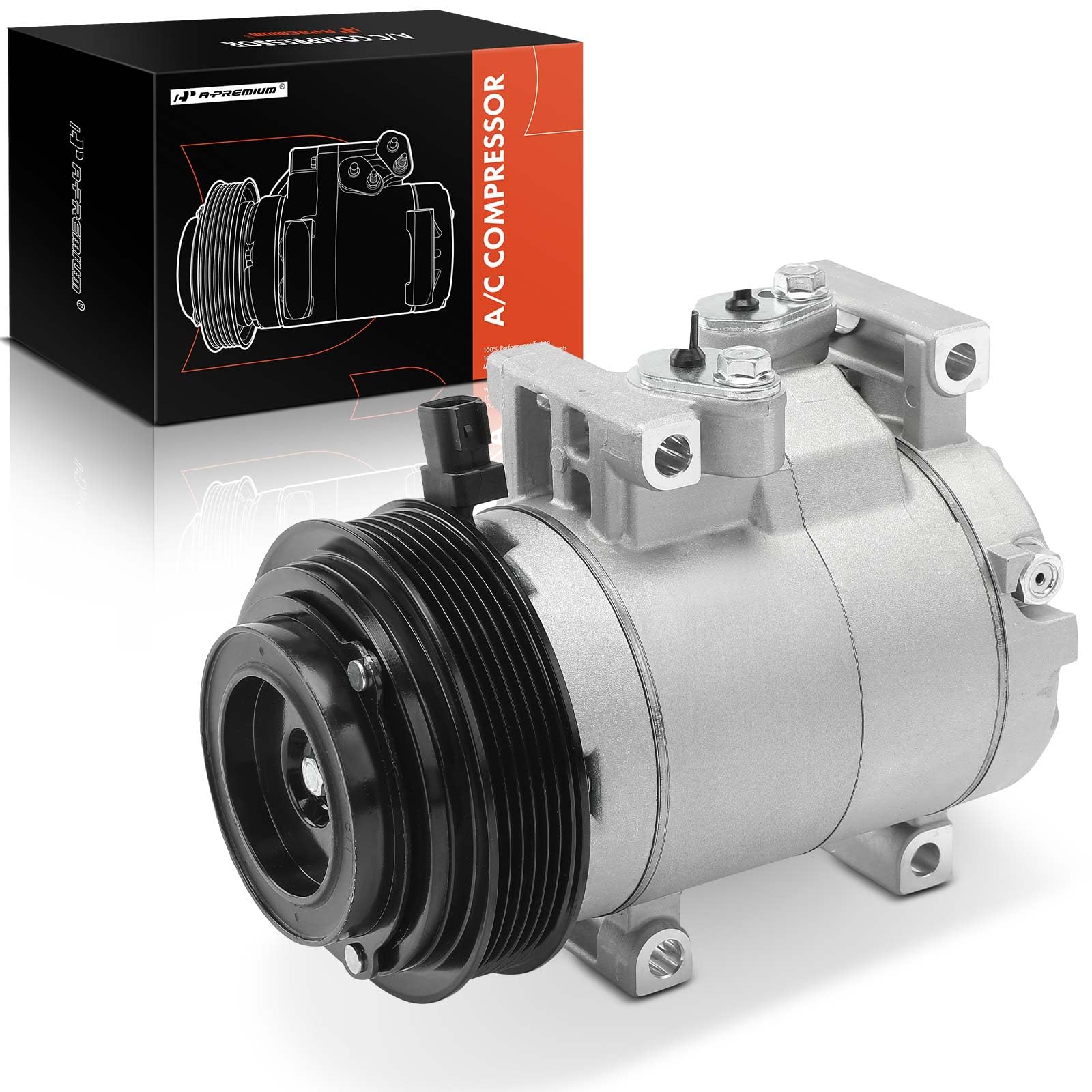 A-Premium Air Conditioner AC Compressor with Clutch for Jeep Wrangler 3.6L 2012-2017, Rams 1500, HCC-RS18 Compressor