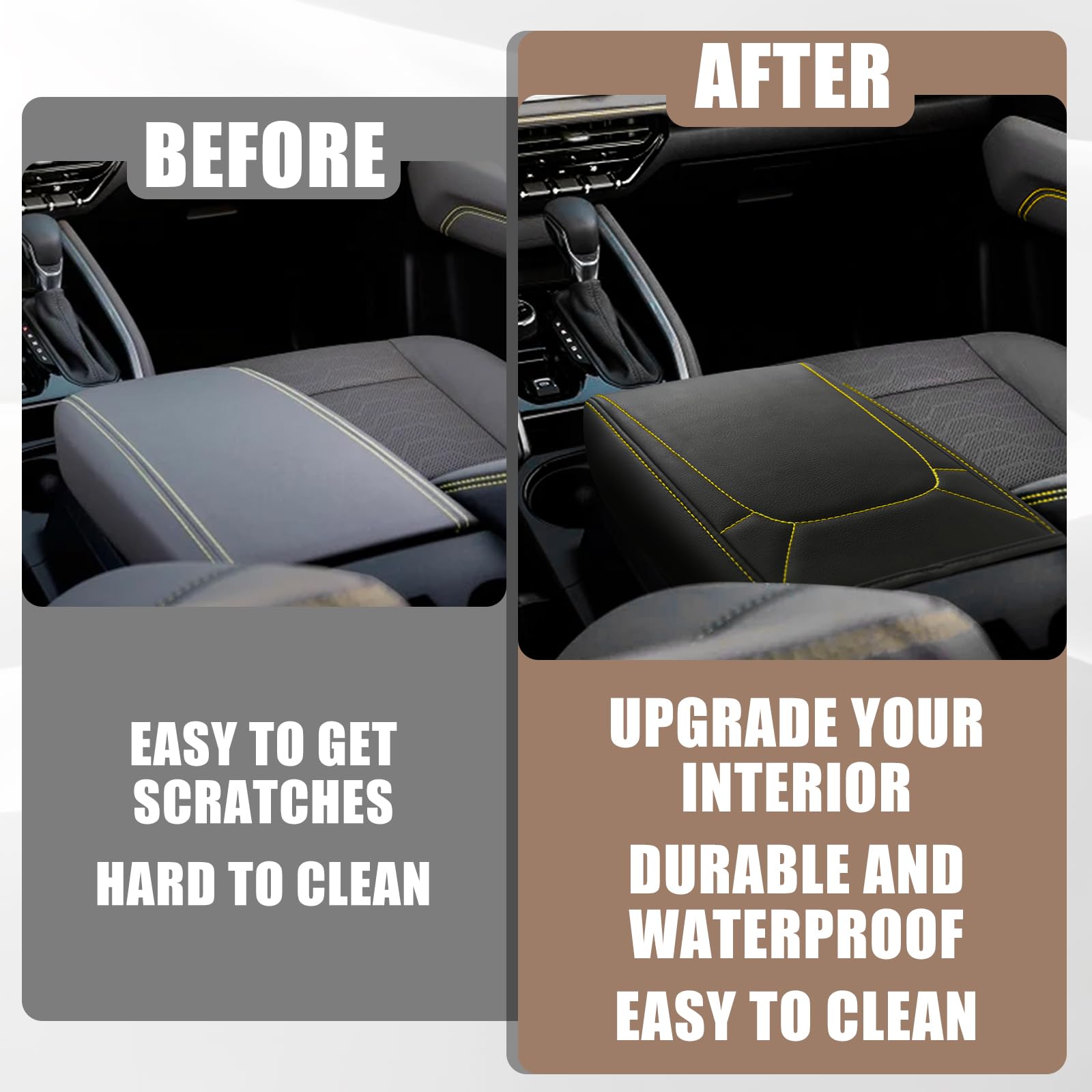 Muslogy Center Console Armrest Cover Compatible With Colorado/Gmc Canyon 2023 2024 2025 Zr2 Z71 Trail Boss Lt Wt Elevation At4 D