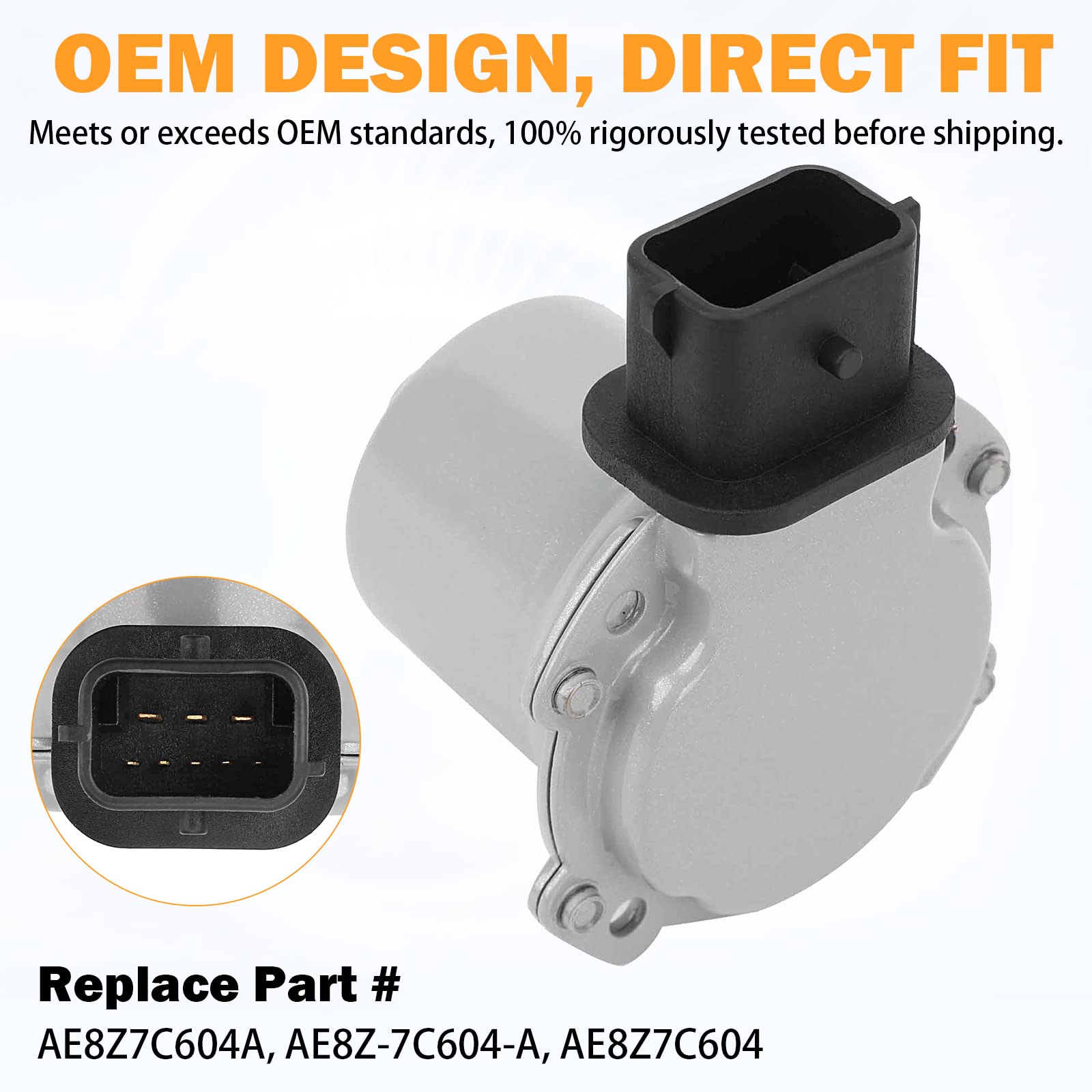 Yinlowa 2PCS Gray Automatic Transmission Clutch Actuator A & B for 2012-2017 Ford Focus, Fiesta - Replaces AE8Z-7C604-A, AE