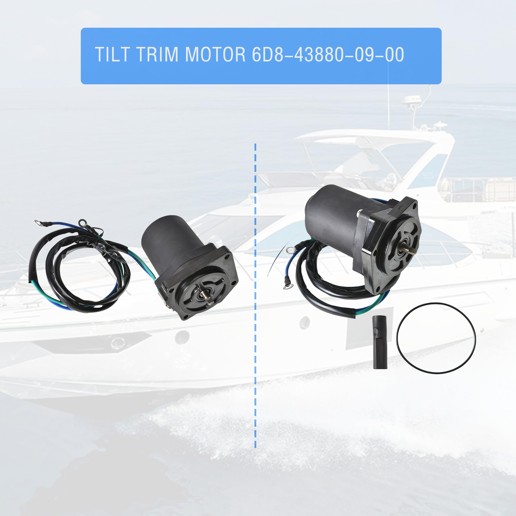 Wflnhb Tilt & Trim Motor Replacement For Yamaha Outboard F75La F90Ja F90La F90Xa 2013-2018 F75Tlr F90Tjr F90Tlr F90Txr 2005-2012