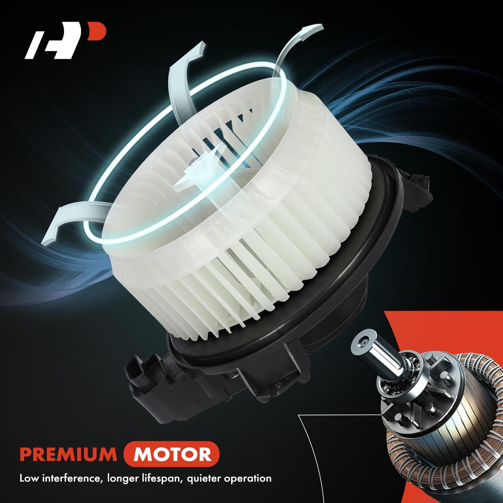 A-Premium Hvac Heater Blower Motor With Fan Cage Compatible With Dodge, Lexus, Toyota Vehicles - Journey, Es300H, Es350, Gx460,