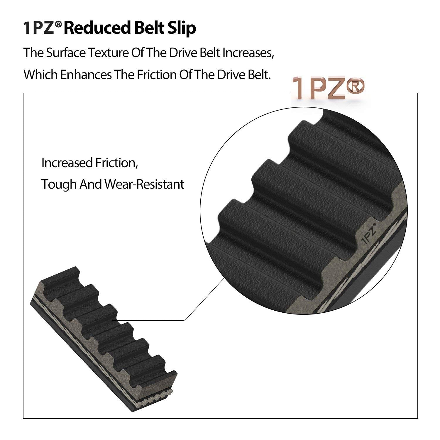 1Pz V1P-743 Premium Cvt Drive Belt 743-20-30 For Gy6 125Cc 150Cc 152Qmi 157Qmj Short Case Scooter Moped Atv Go Kart