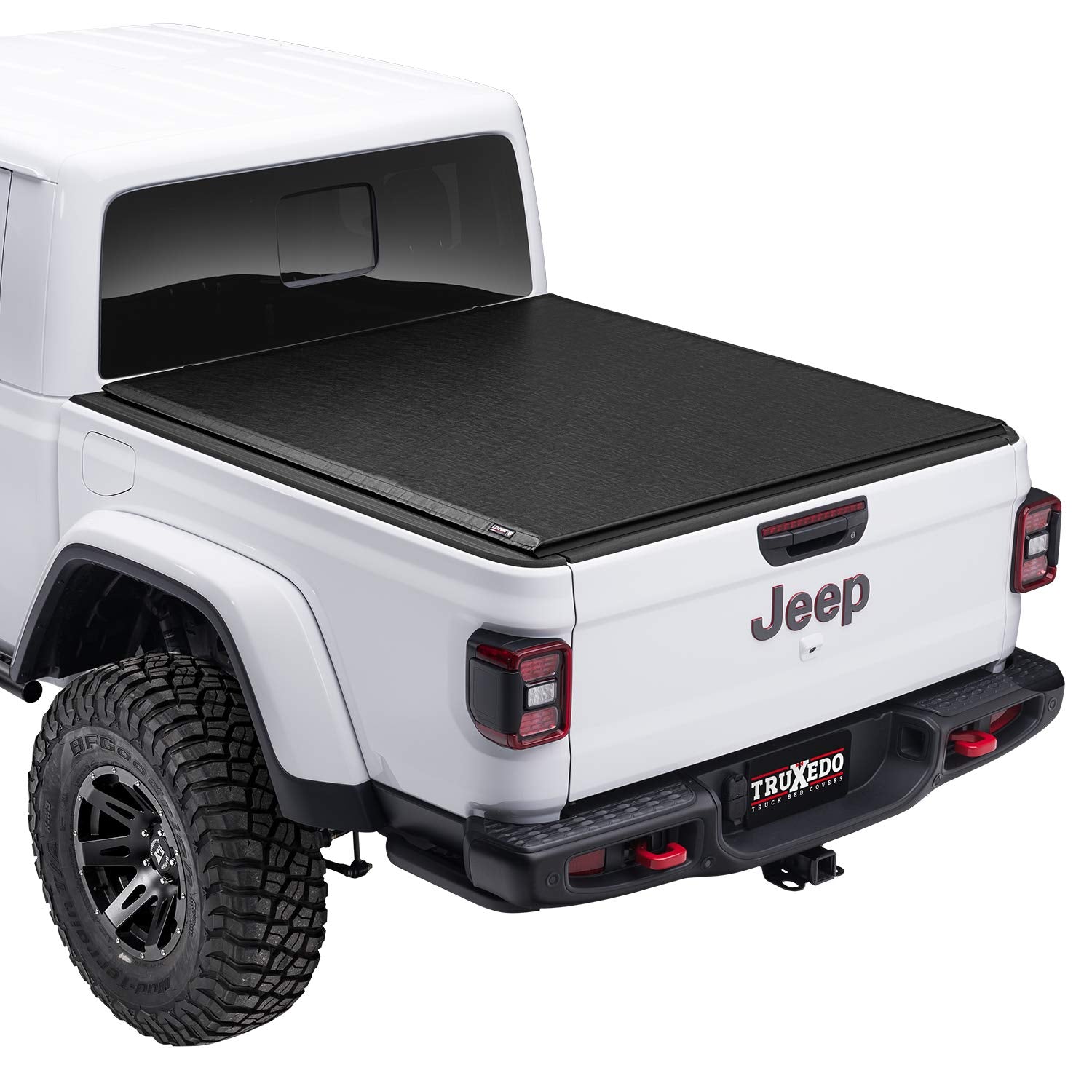Realtruck Truxedo Lo Pro Soft Roll Up Truck Bed Tonneau Cover | 523201 | Fits 2020 - 2024 Jeep Gladiator, W/ Trail Rail System 5' Bed (60')