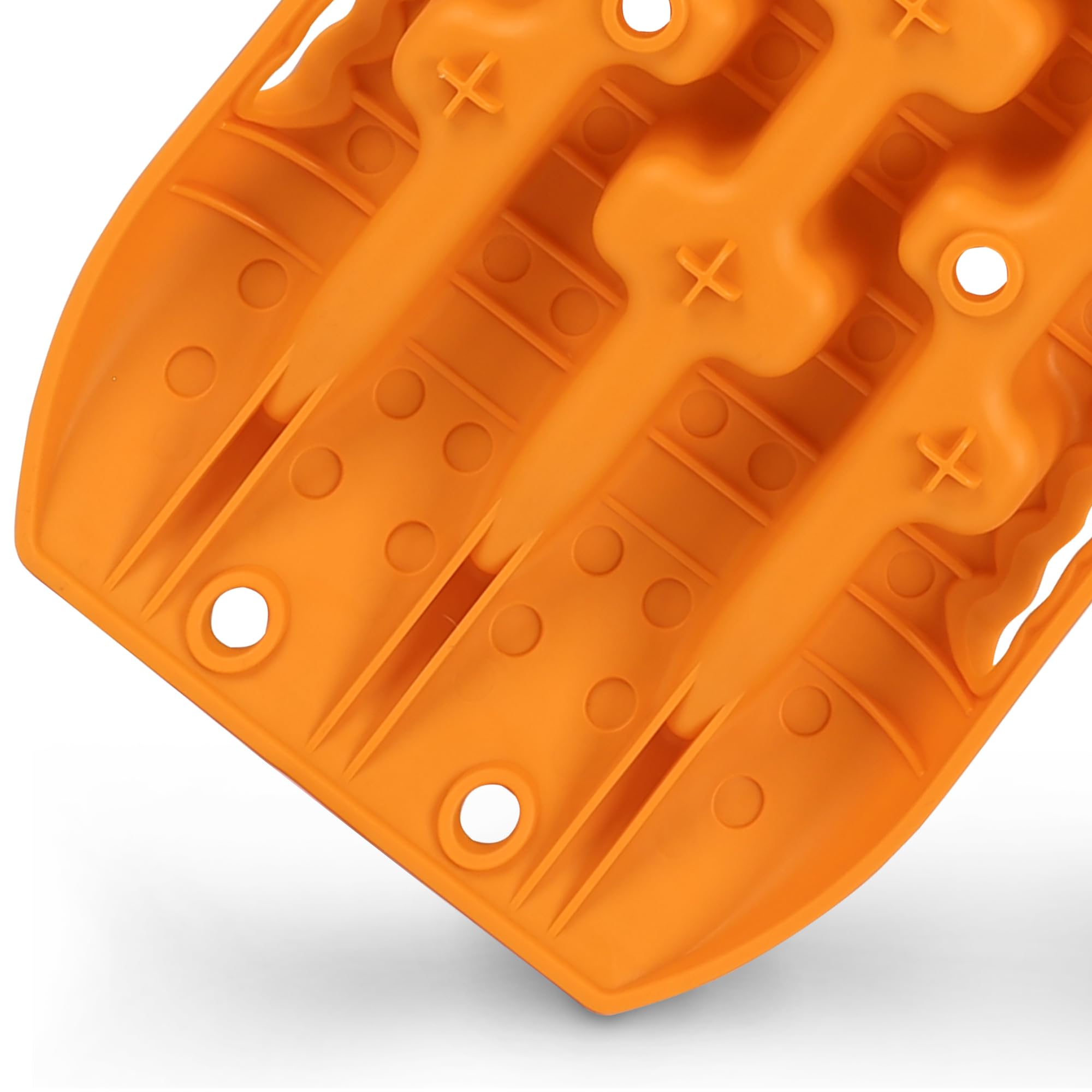 X-BULL New Recovery Traction Tracks Tire Ladder for Sand Snow Mud 4WD(Orange)