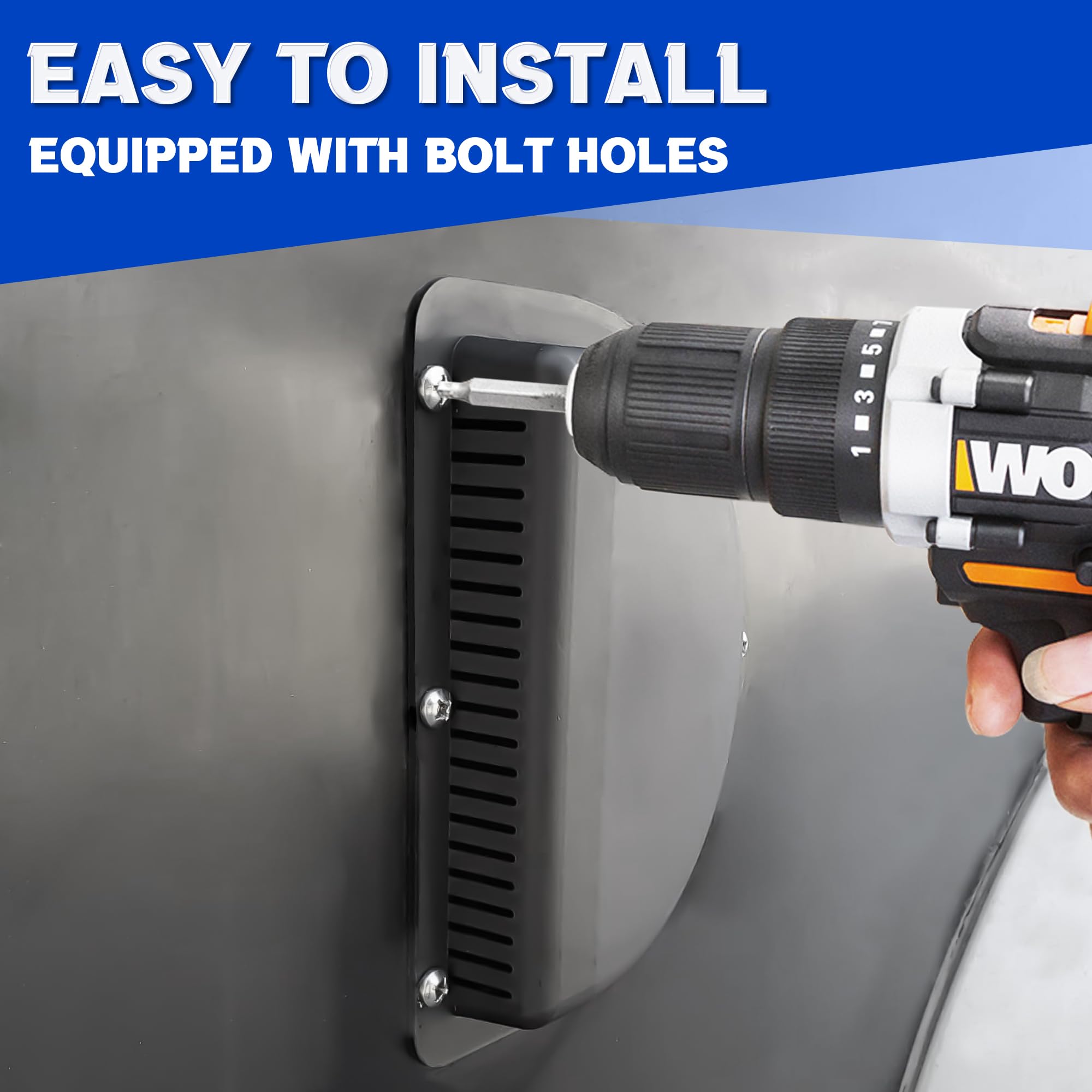 Lonffery Rv Vent Covers For Trailer - Side Air Vents For Atv, Cycle, Truck, Cargo, Work Trailers