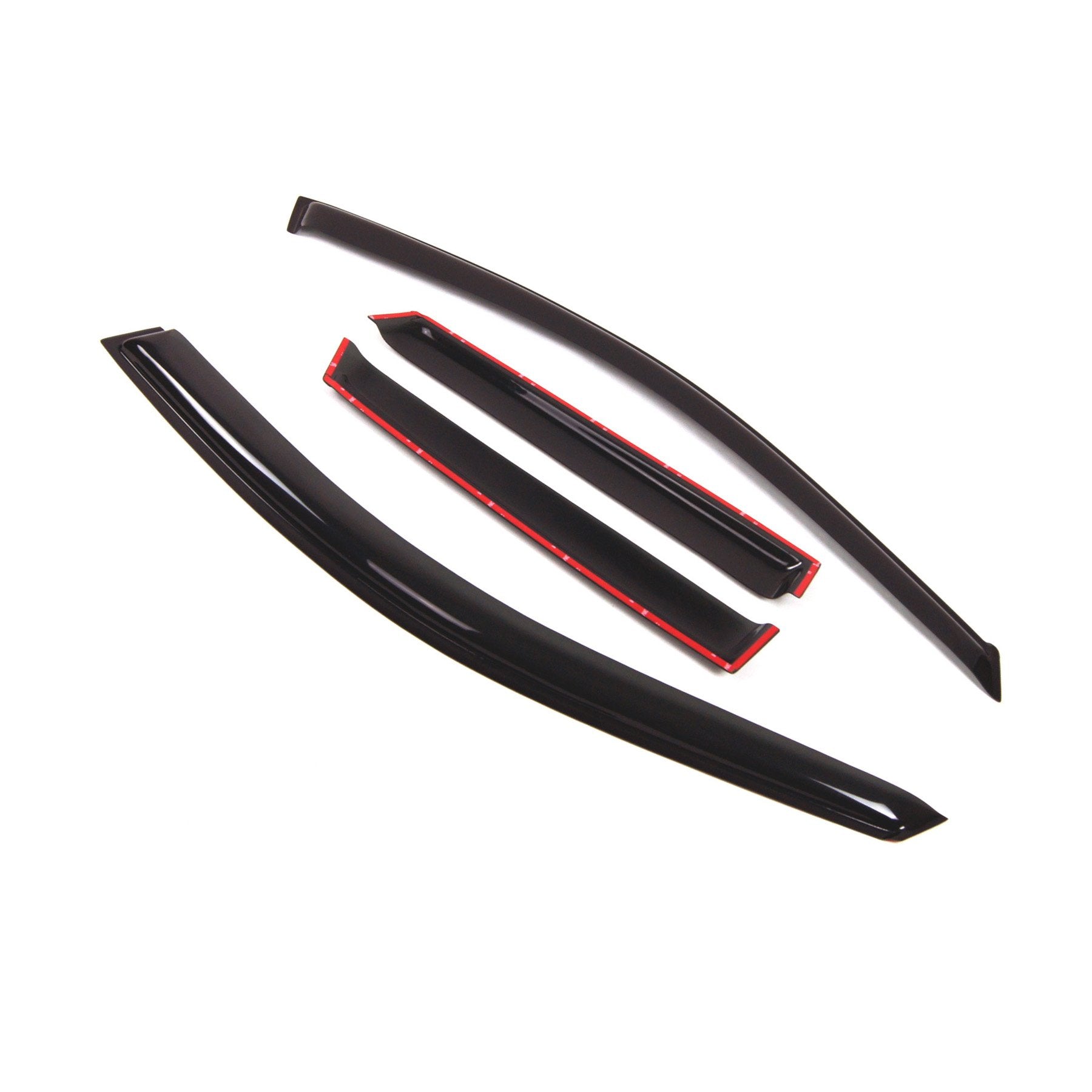 Tuningpros Outside Mount Window Vent Visors Rain Guards Compatible With Acura Rdx 2007-2012 | Side Window Wind Deflectors Rain S