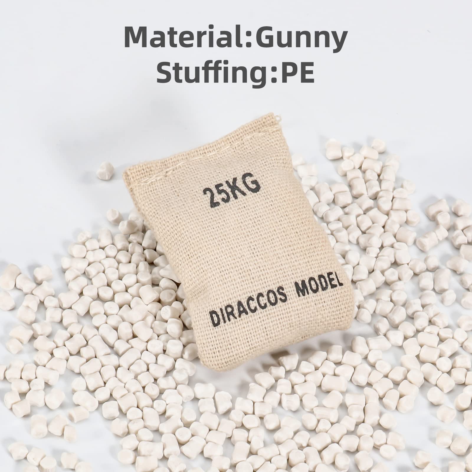 Diraccos Model Set Of 24Pcs Handmade 1/16 Scale Sand Bags 1:16 Sandbag Set, Accessory For Rc Tank Model Soldier Action Figure Ma
