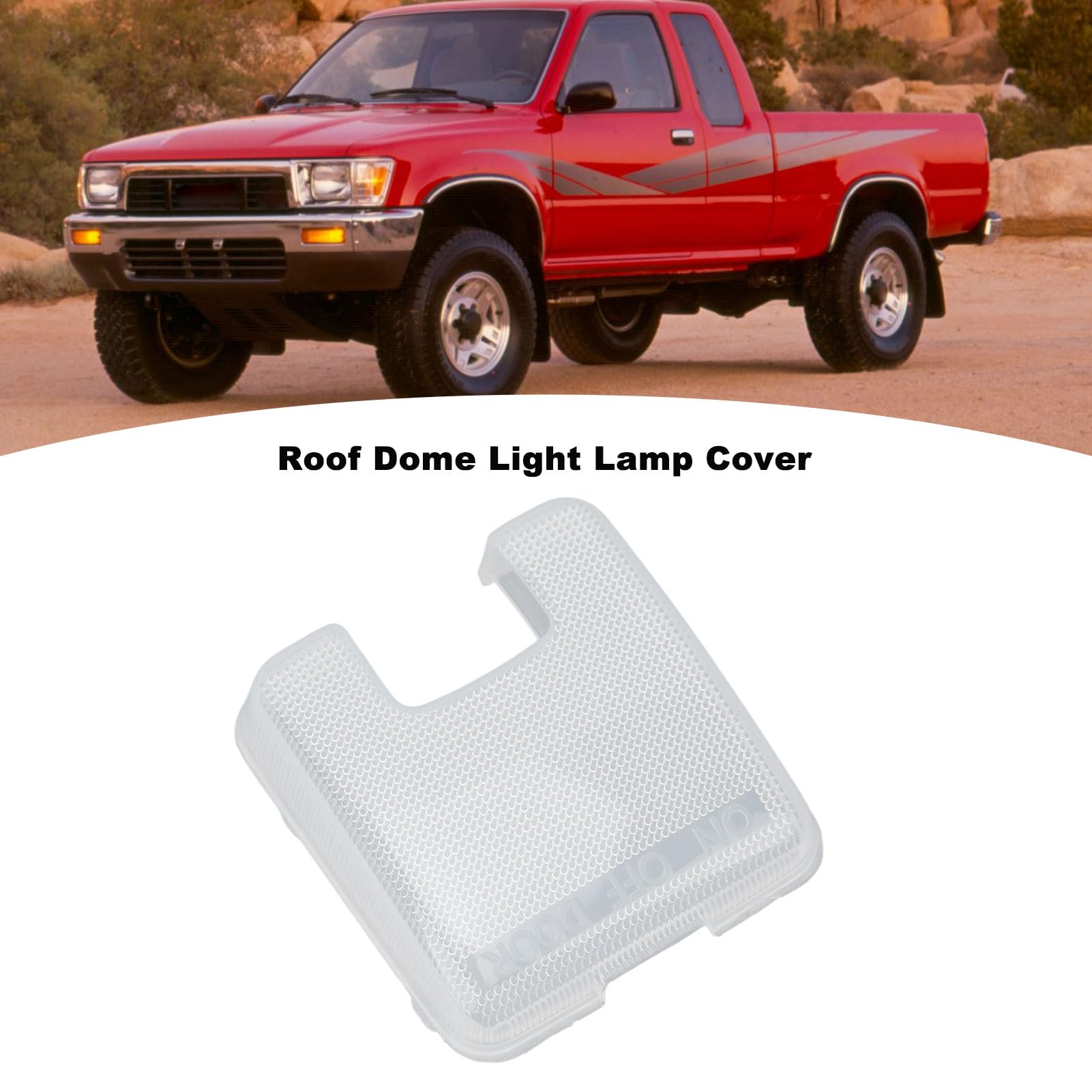Kimiss Roof Dome Light Cover, 87834 89104 Interior Dome Light Lens Cover Abs Roof Dome For Pickup 1989 To 1995