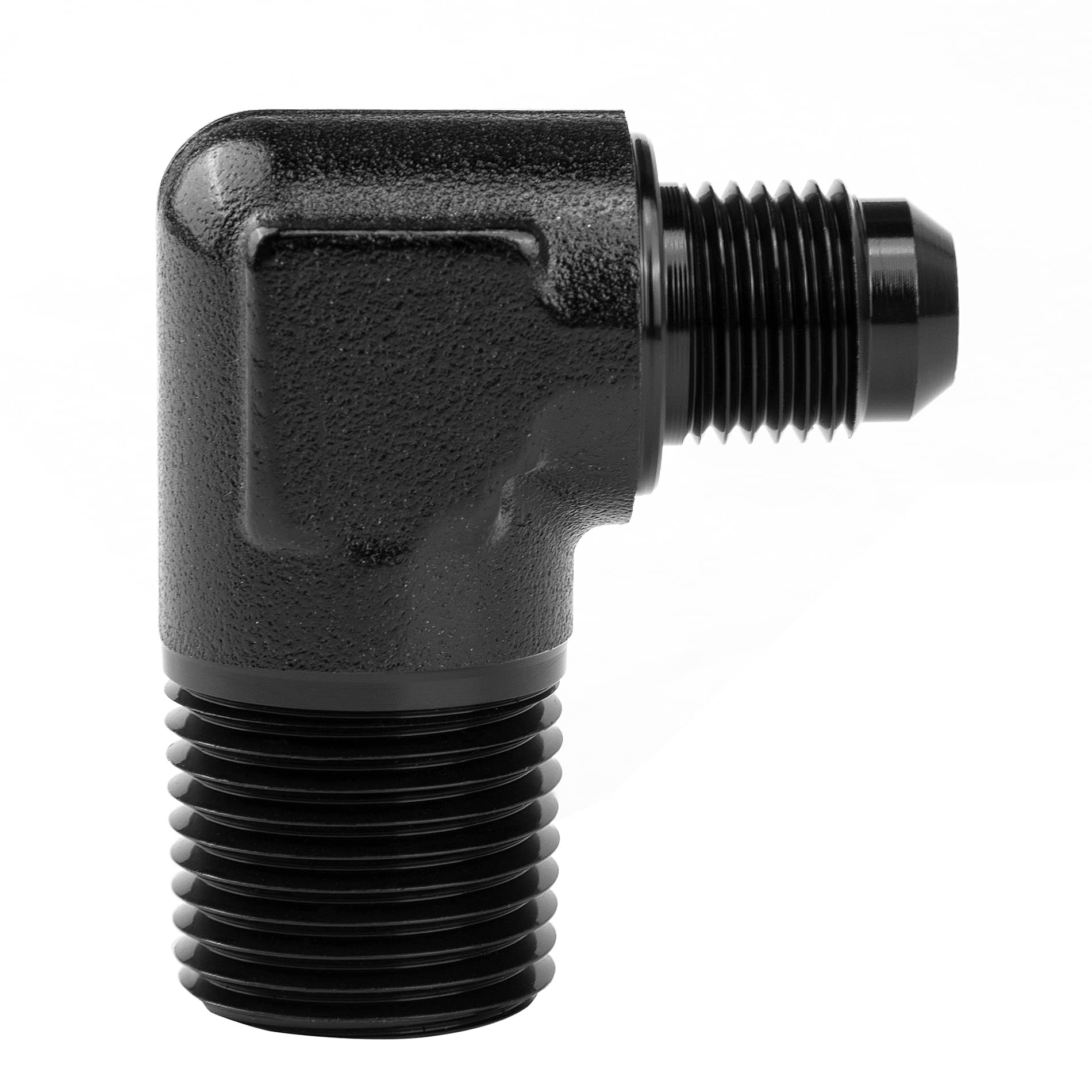 Evil Energy 6An To 1/2'' Npt Male 90 Degree Fitting Adapter Aluminum