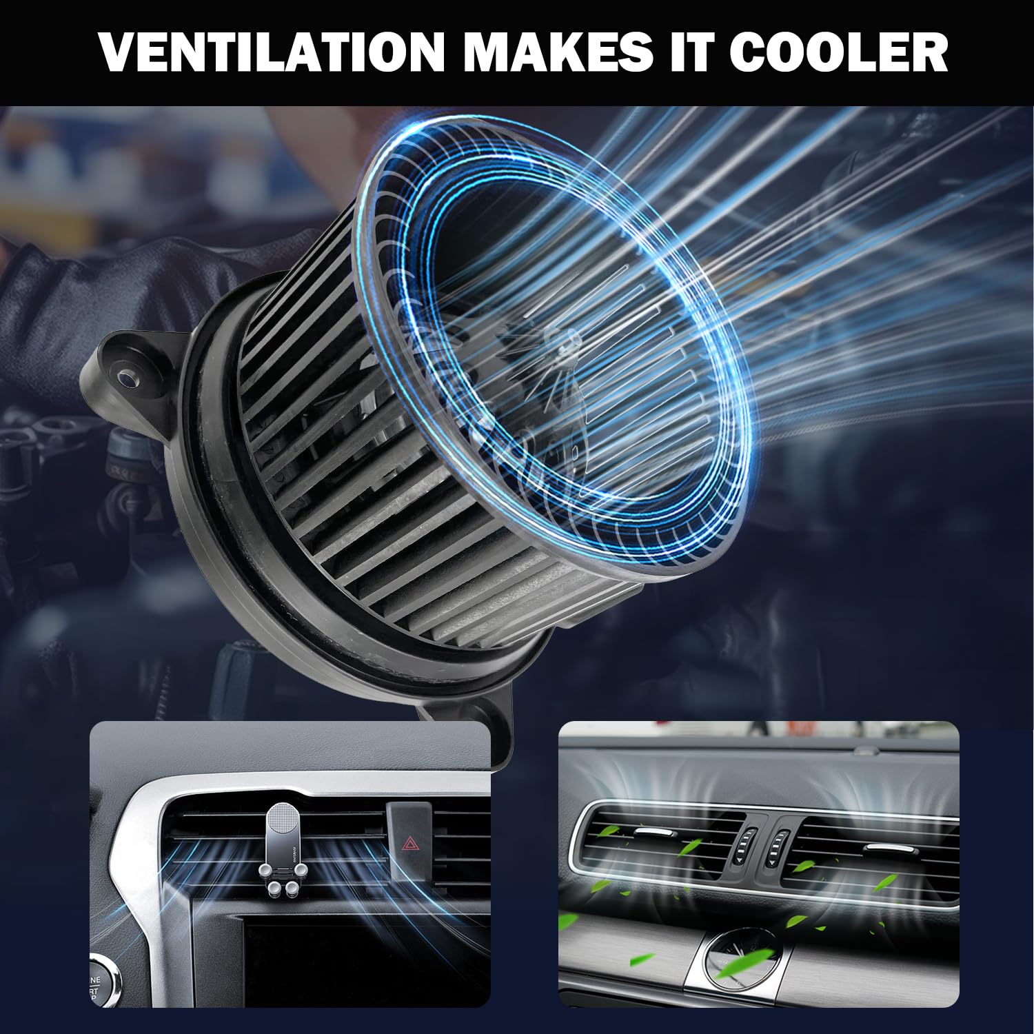 Aspligo 700167 Ac Heater Blower Motor Fan Assembly Fit For Chrysler Aspen 2007 2008 2009