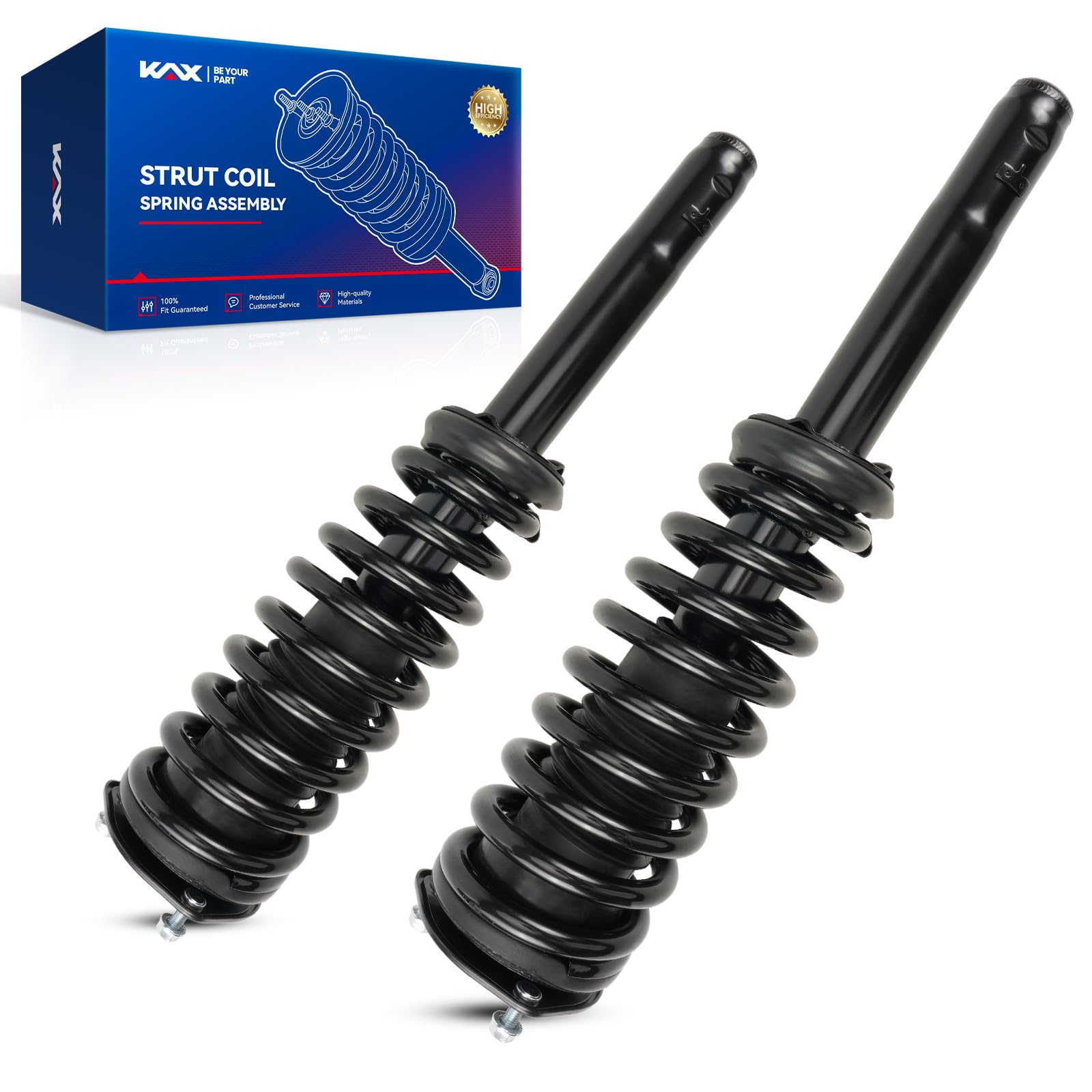 KAX Front Quick Struts for Ford Fusion 2010-2012, Lincoln MKZ 2010-2012, Mercury Milan 2010-2011 Front Shocks Complete Struts As