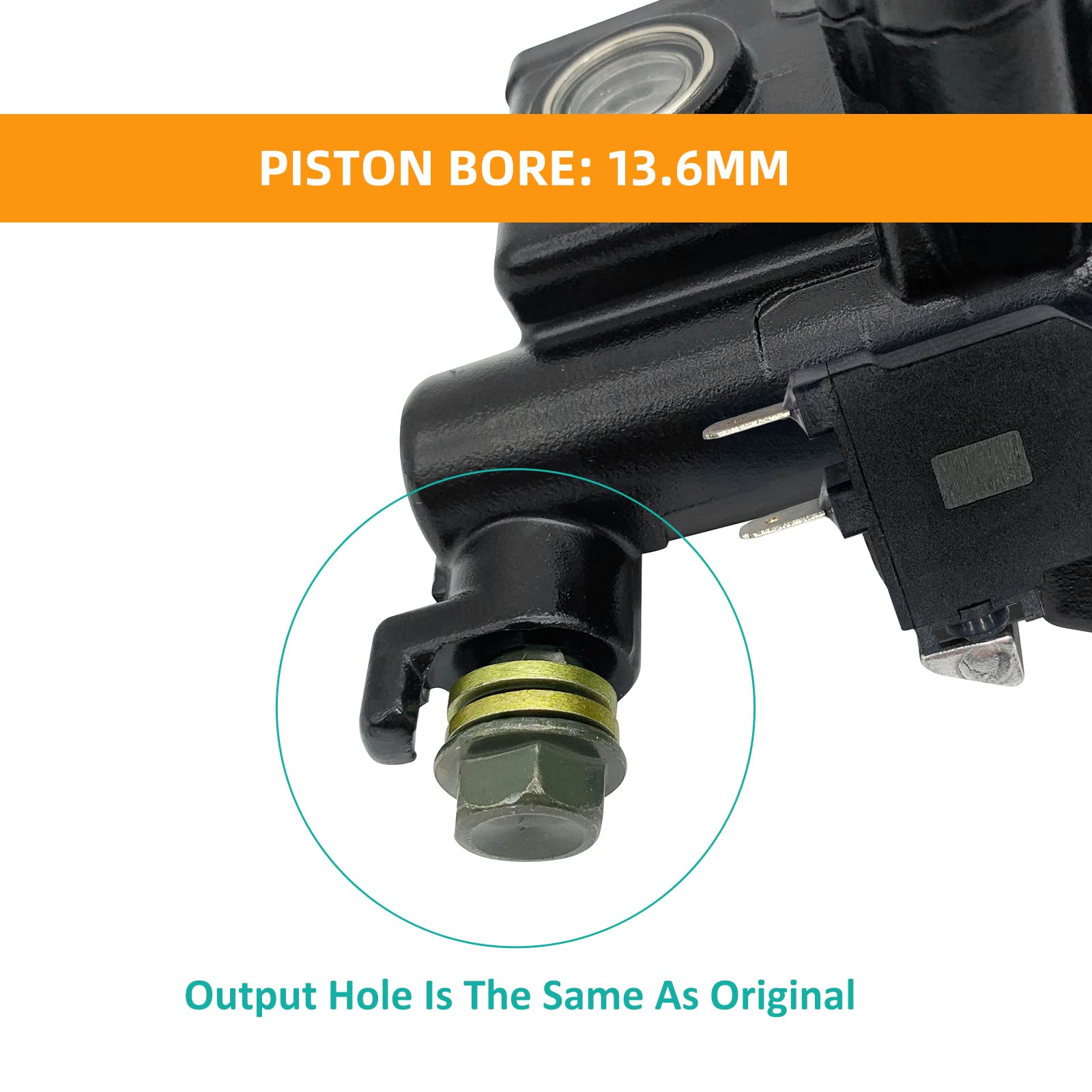 Front Right Brake Master Cylinder For Kawasaki Bayou 300 400 Lakota 300 Mojave 250 Prairie 300 400 Klf300 Klf400 Kef300 Ksf250 Kvf300 Kvf400