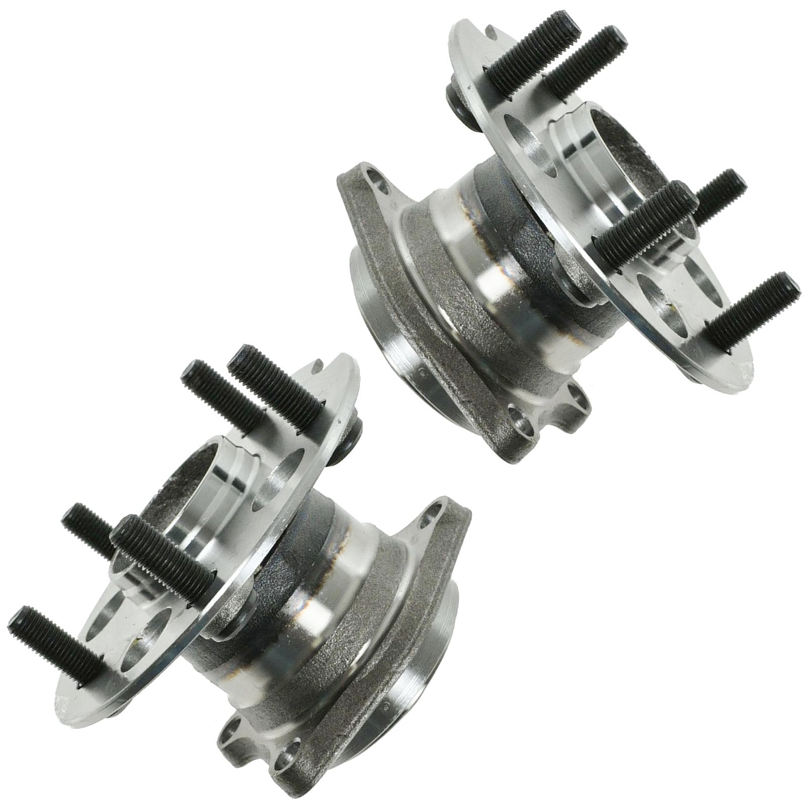 Trq Rear Wheel Hub Bearings Assembly Set Compatible With 1996-2003 Toyota Rav4