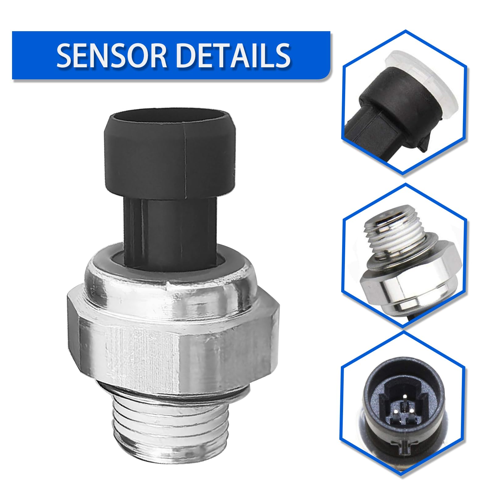 Engine Oil Pressure Sensor Switch Replaces D1846A Compatible With Chevy Silverado Suburban Tahoe Gmc Yukon Impala Pontiac G8 126