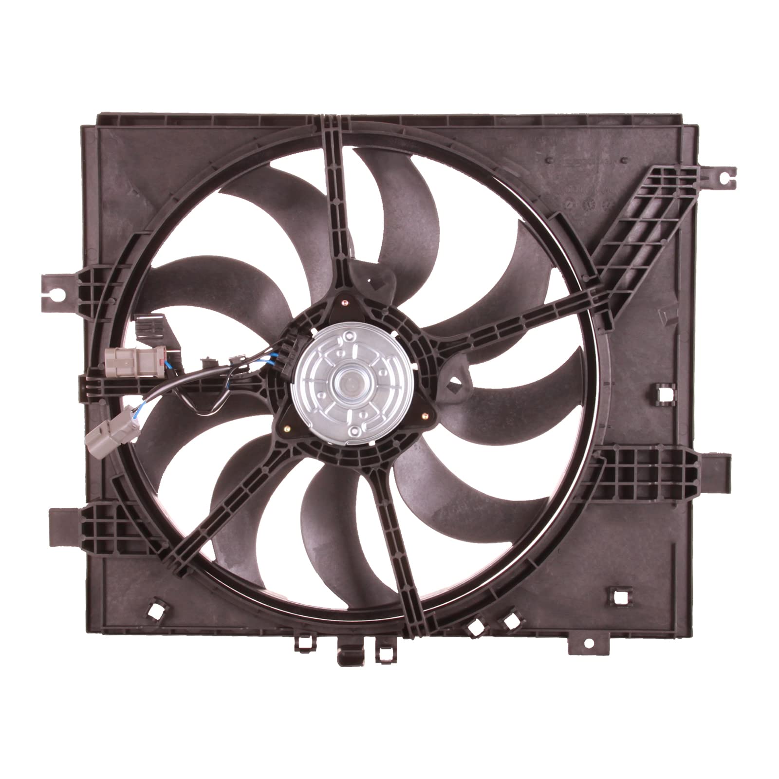 TYG OE Replacement(CAPA Quality) Cooling Fan Extra Silent for 2012-2019 Nissan Versa & 2014-2019 Versa Note 1.6L Automatic Trans