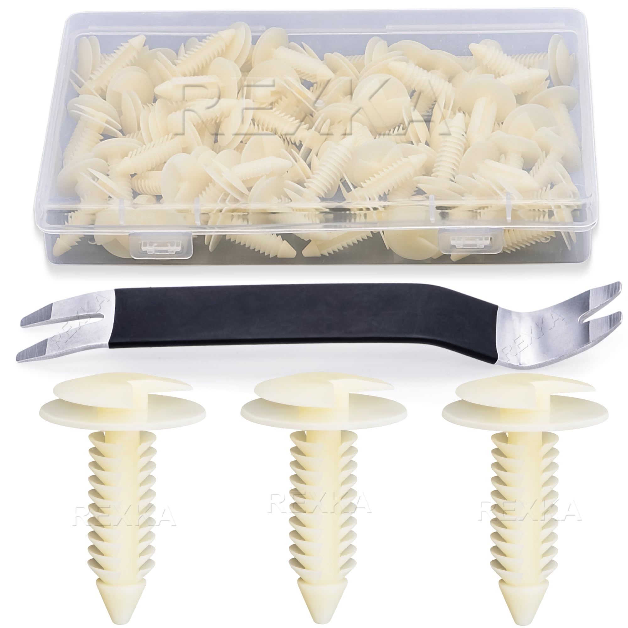 Rexka 51Pcs Door Trim Panel Retainer Clip Compatible With Gm 363137 Chevrolet Blazer Silverado Truck Gmc Yukon - Multipurpose Au