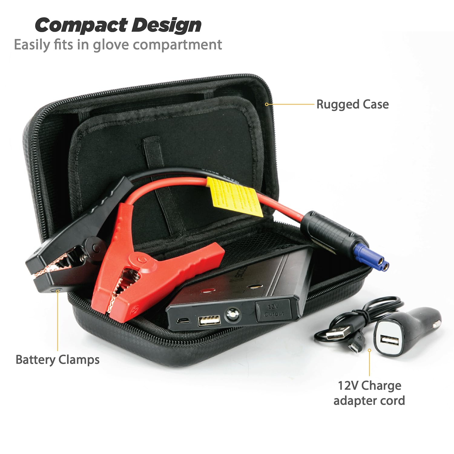 Scosche Pbj300-1 Powerup 300 Portable Car Jump Starter, Battery Booster For Automobiles