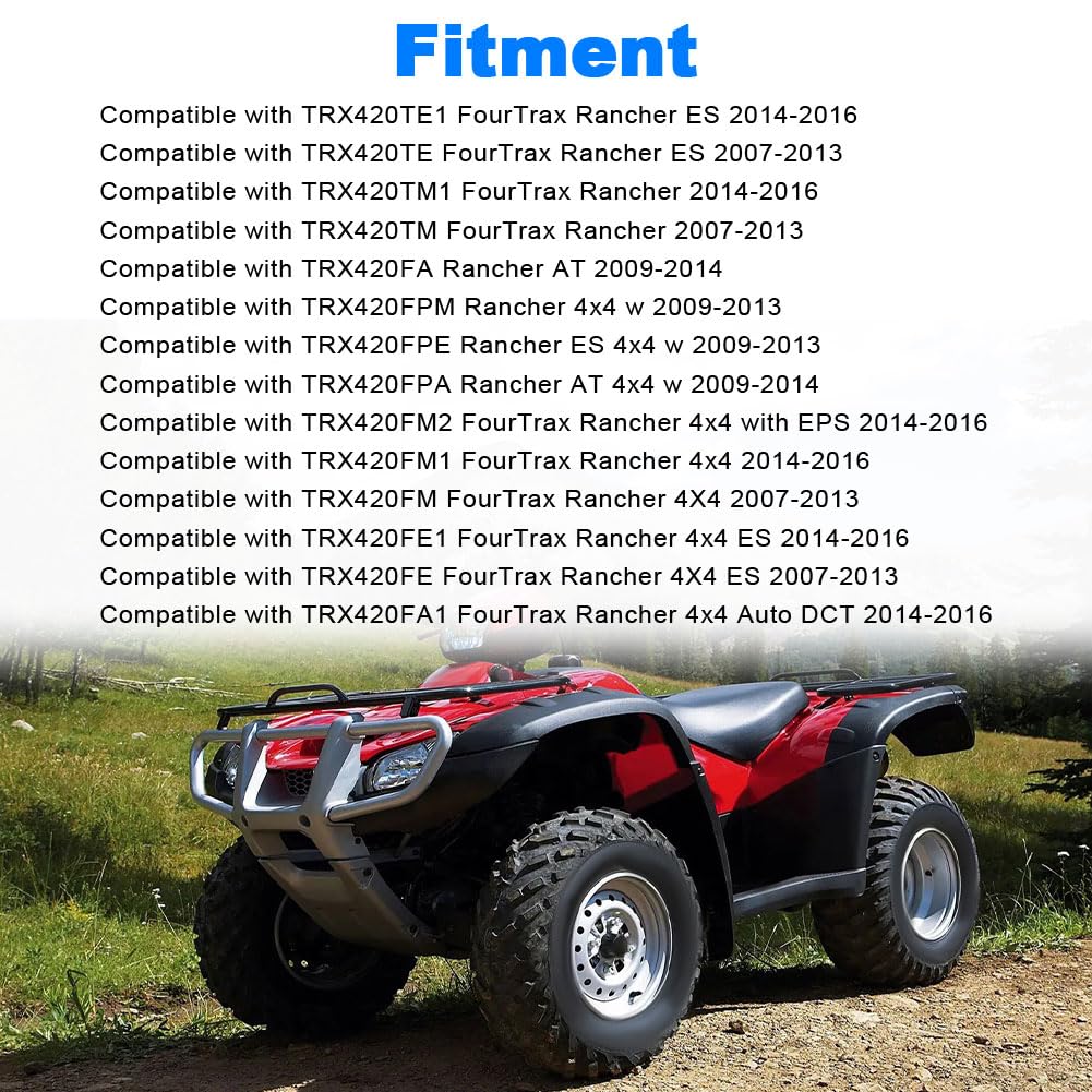 WATERWICH Starter Compatible with Honda Rancher 420 Trx420 trx420fa Trx420fe Trx420fm Trx420fe 2007-2019 Replaces 31200-HP5-601 31200HR0F01 SM18 31200HP5601 SMU0418