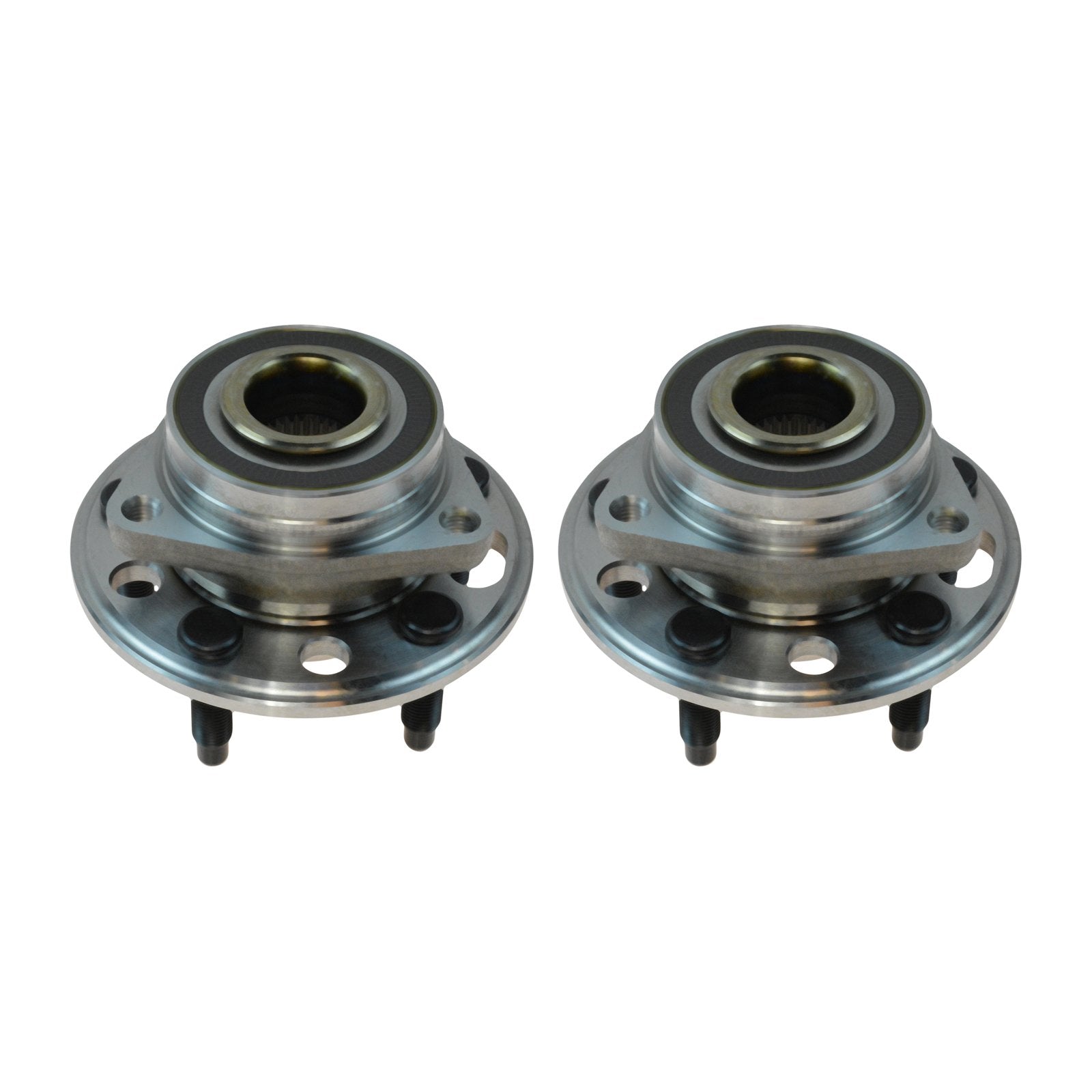 Trq Wheel Hub & Bearing Assembly Pair Set Of 2 For Buick Chevy Gmc Saab