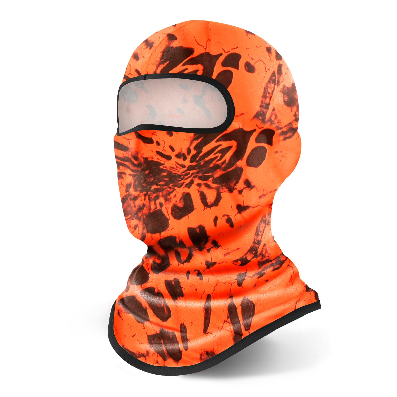 Yeslife Orange Ski Mask, Balaclava Face Mask For Men And Women, Skiing, Snowboarding, Motorcycle, Uv Protection & Wind Protectio