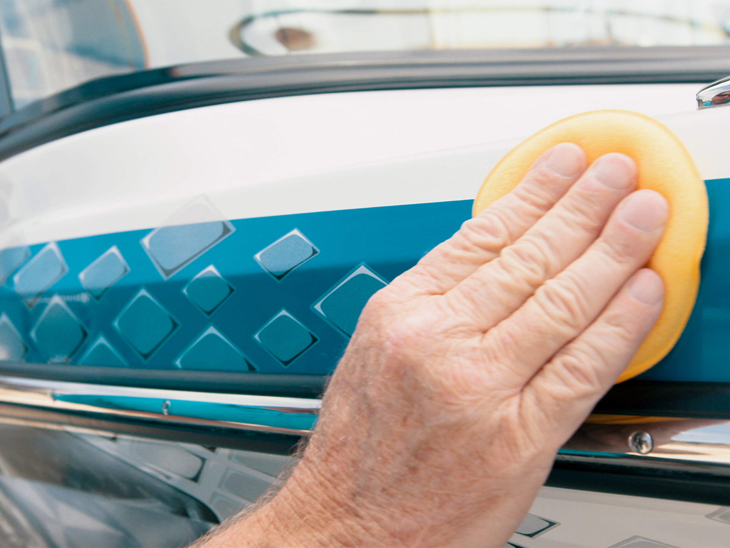 Meguiar'S Flagship Premium Marine Wax M6316 - Synthetic Rv And Boat Wax - Durable Fiberglass And Gel Coat Protection For A Long-Lasting Shine - Professional-Grade Wax With Uv Protection, 16 Oz Liquid