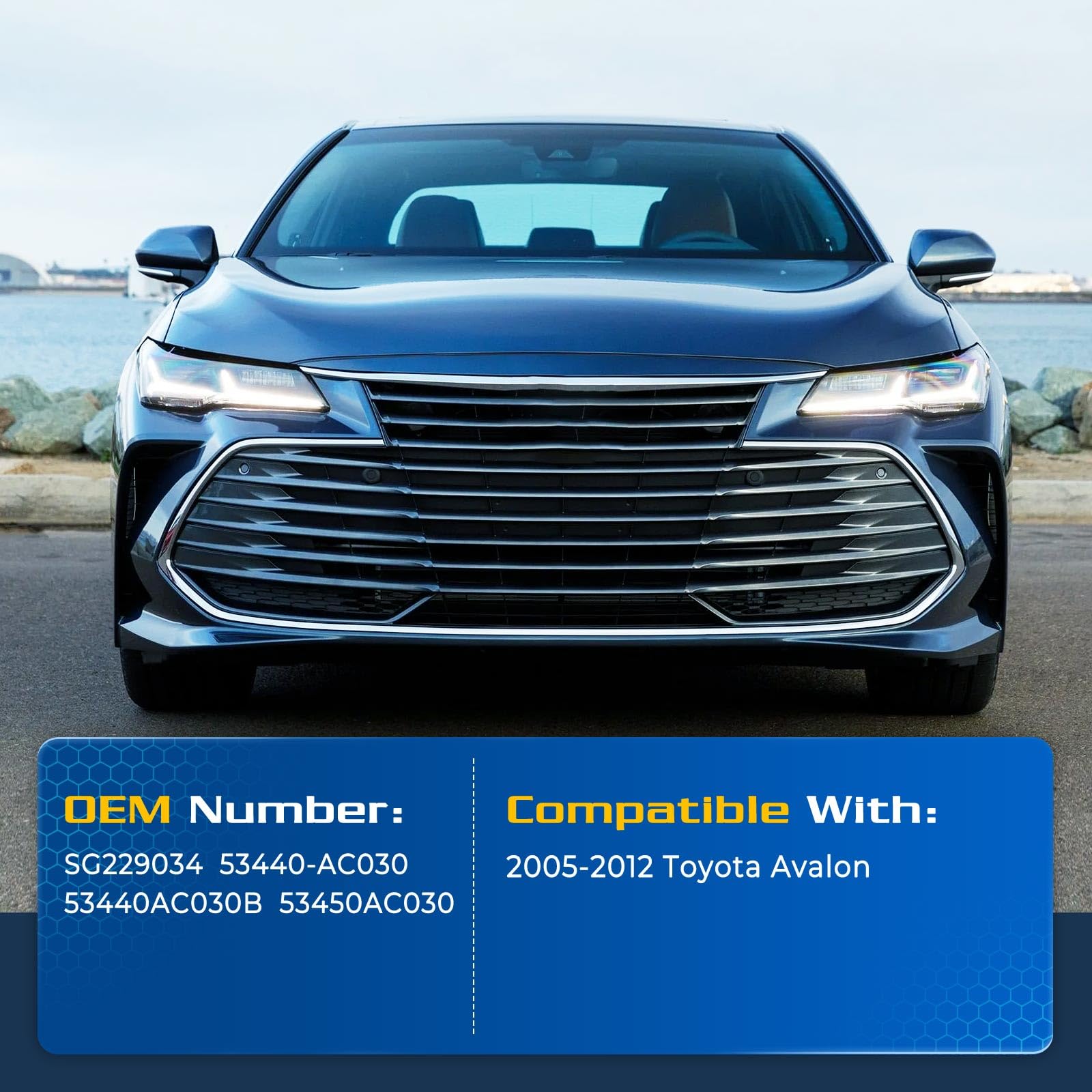 Arana Hood Struts Lift Support For Toyota Avalon 2005-2012, Front Hood Replacement Shocks Fits 2005-2012 Toyota Avalon Le/Se/Xl/