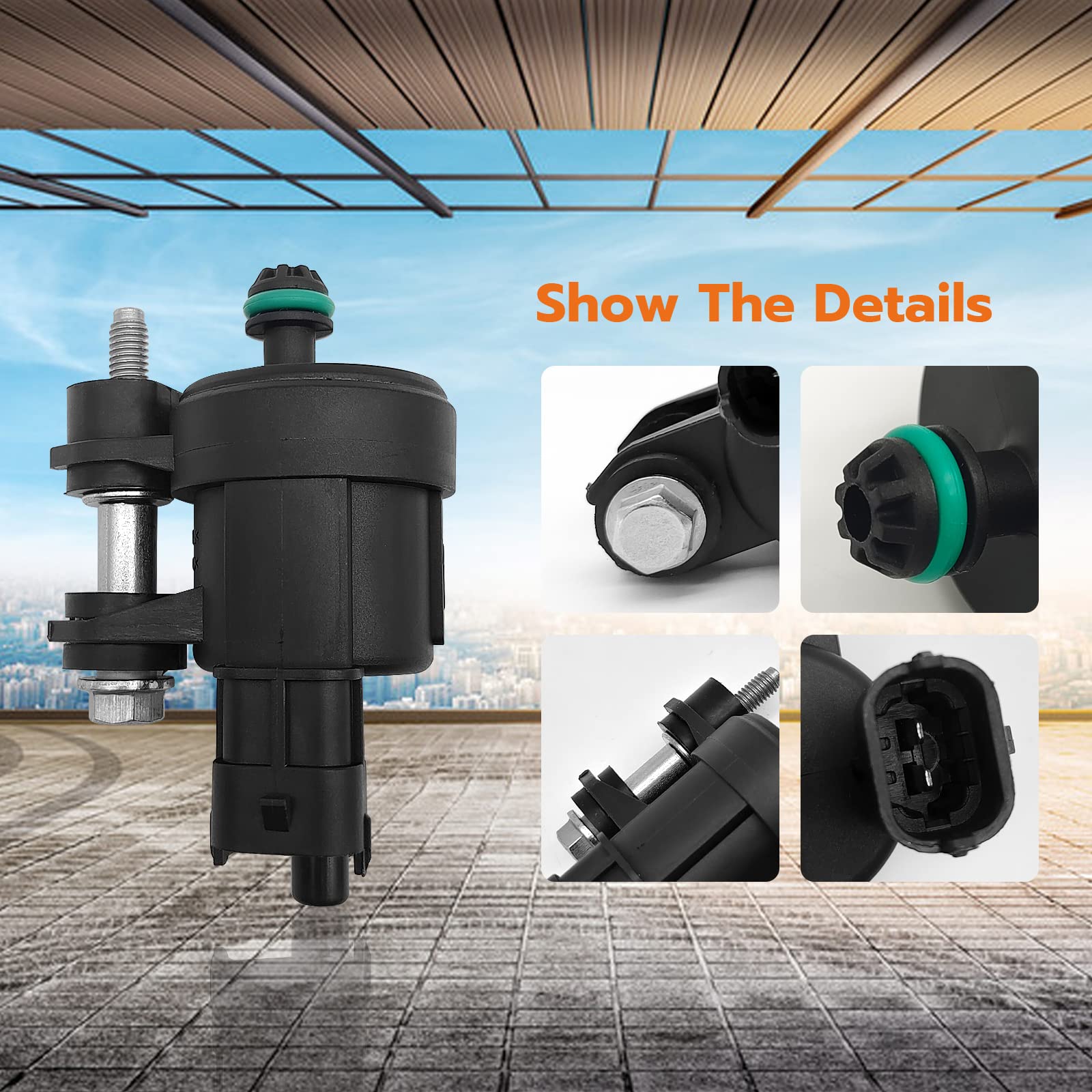 Vapor Canister Purge Valve Solenoid, Compatible With Chevrolet Caprice Camaro Equinox Impala Traverse Buick Enclave Acadia Canyon Terrain Ats Cts Elr Srx, 12610560