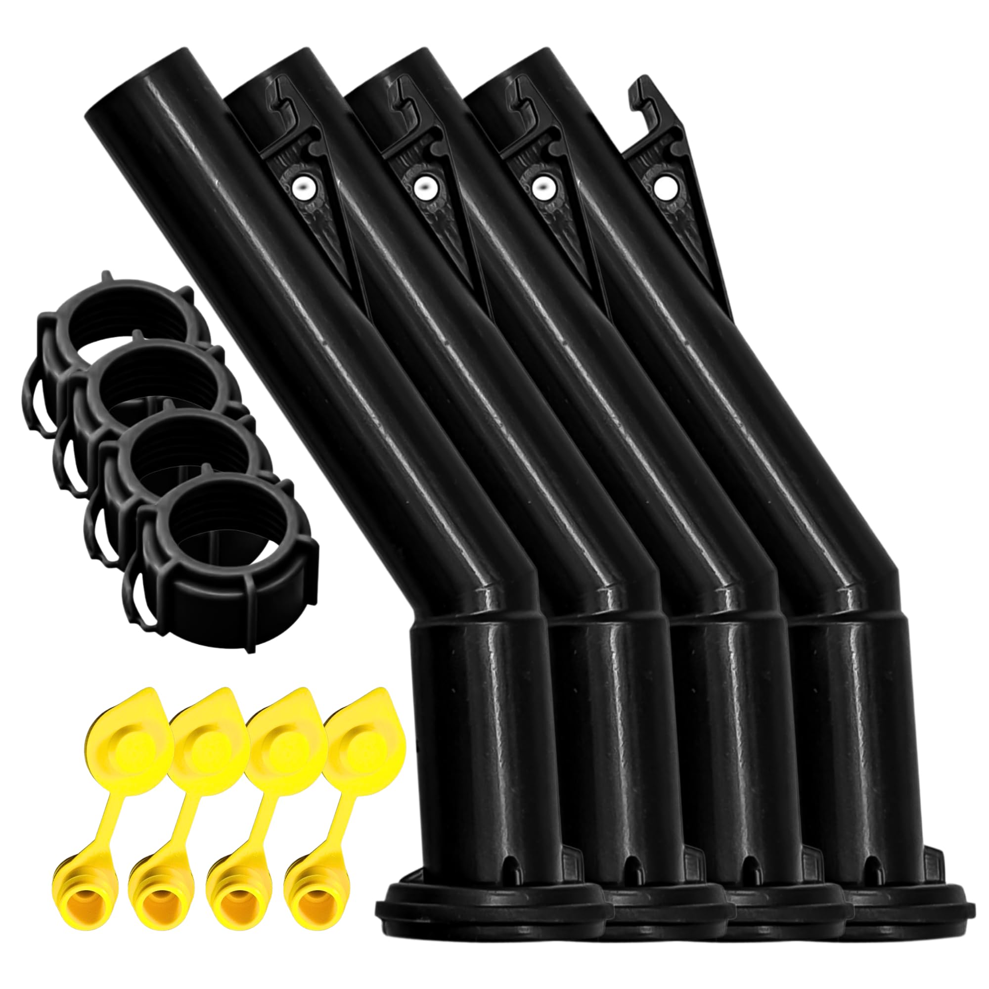 Mr Yellow Cap Gas Can Spout Replacement Old Style For ?????????? ???????????????????? ???????? - 4 Can Nozzle Replacement, 4 Rin