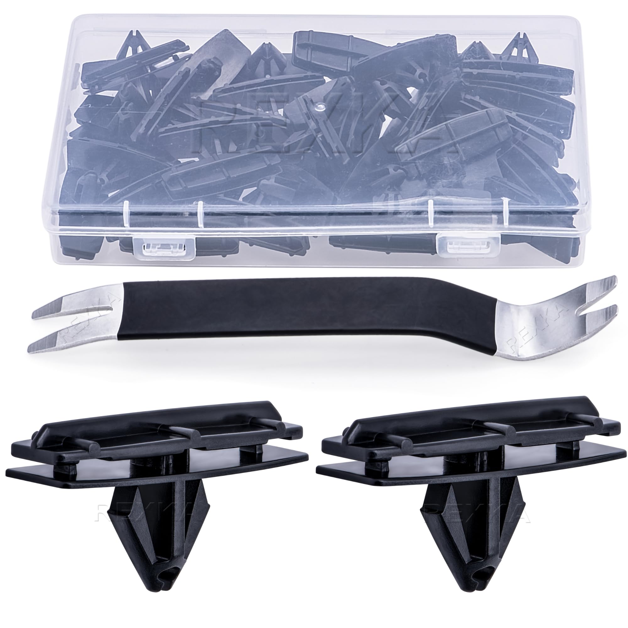 Rexka 31Pcs Fender Flare & Rocker Moulding Clip 68039280-Aa For Jeep Wrangler Jk & Unlimited Jk Ram 4500 Ram 5500 68039280Aa -Mu