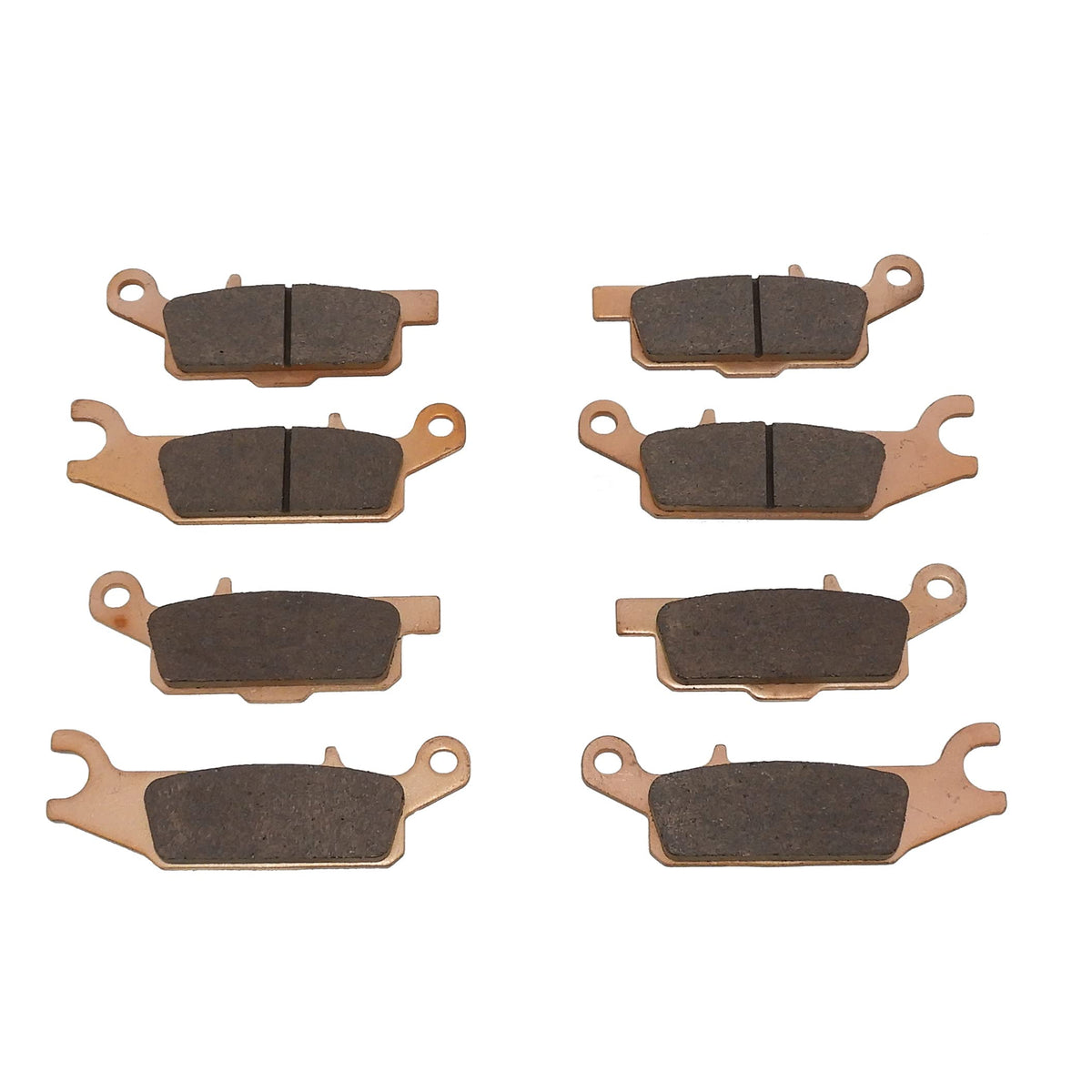 Race Driven Front And Rear Sintered Metal Severe Duty Brake Pads For Yamaha Grizzly Yfm550 550 Yfm700 700