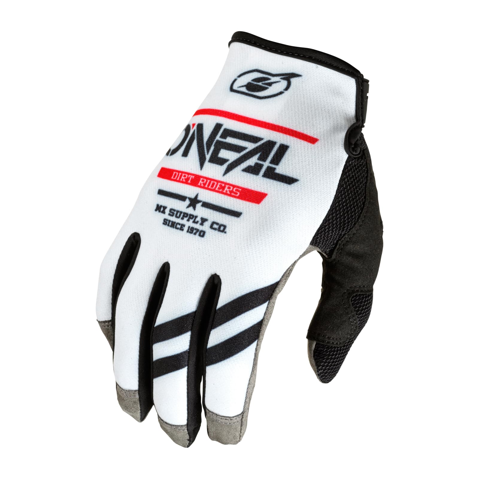 ONEAL Mayhem Squadron Glove, White/Black 12