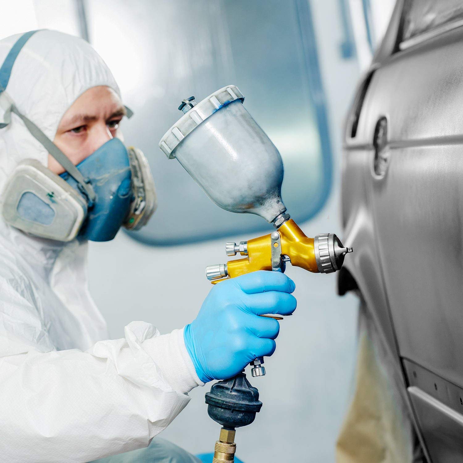 Custom Shop - Black Epoxy Primer/Sealer 2.1 Voc (Gallon Kit) Anti-Corrosive Dtm High-Performance Primer For Automotive And Indus
