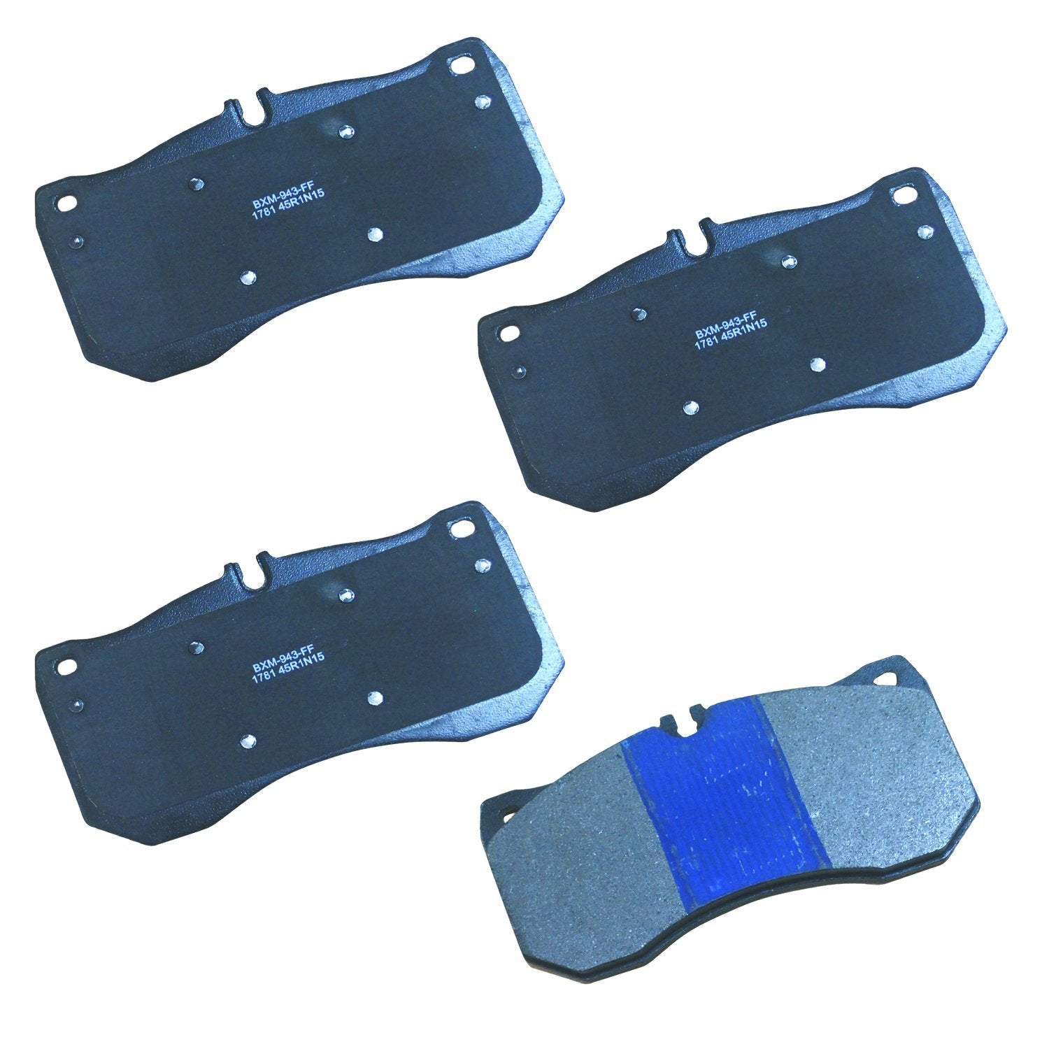 Bendix Premium Sbm1781 Semi-Metallic Front Brake Pads For Audi A8 Quattro 2015, Rs5 2021, Rs5 Sportback 2021, Rs7 2018, S8 2018-